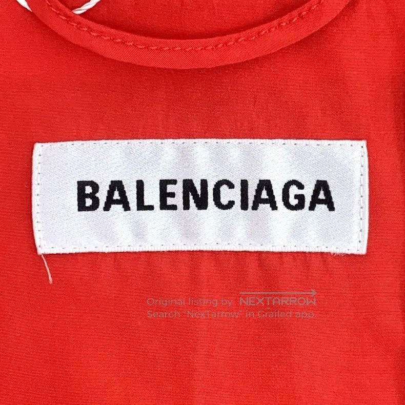 Balenciaga Balenciaga Color-Blocked Logo Letter Printed Stand Collar Size XXS / US 00 / IT 34 - 6 Thumbnail