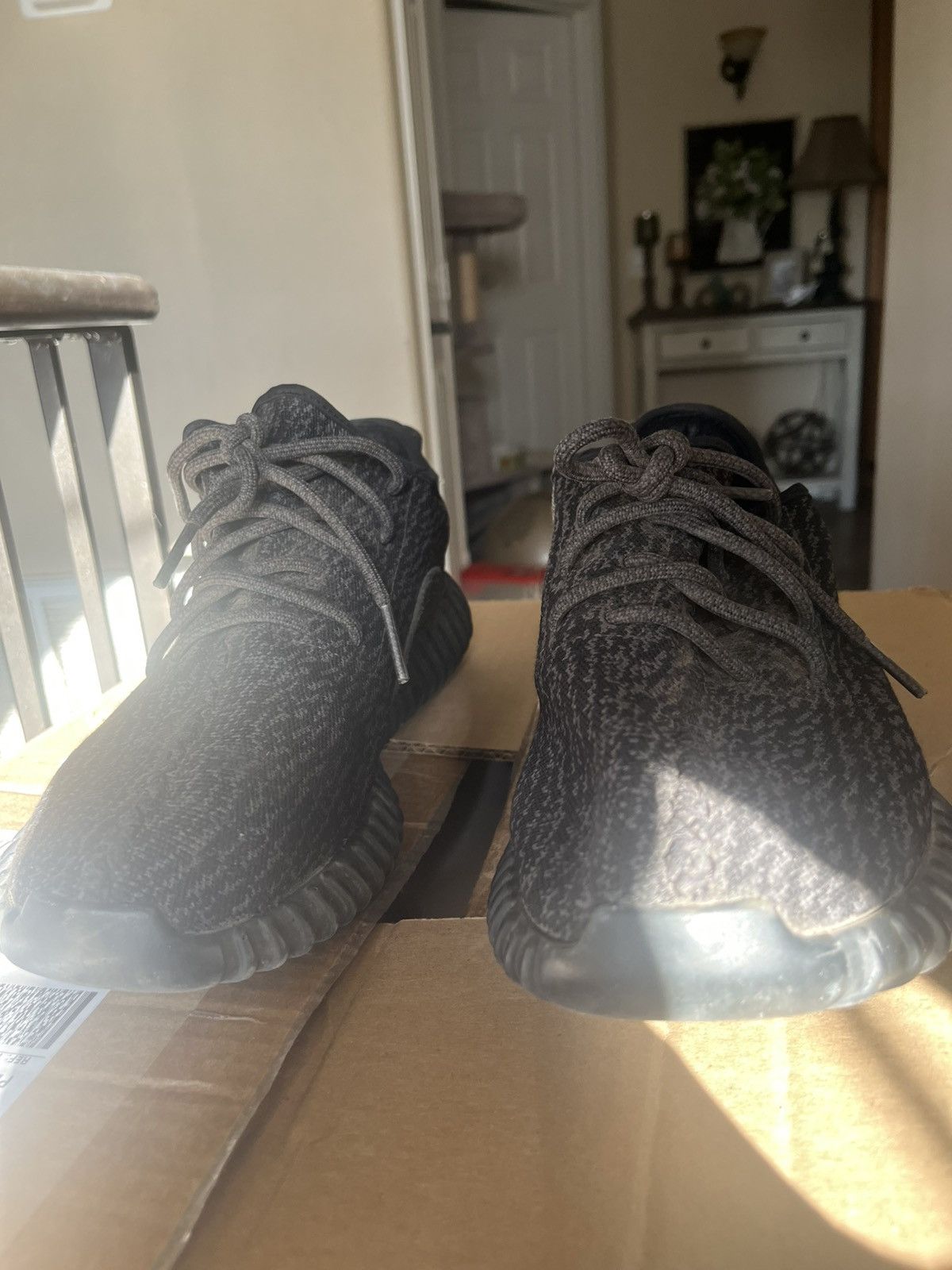 Yeezy Pirate Black 350’s Size US 12 / EU 45 - 7 Thumbnail