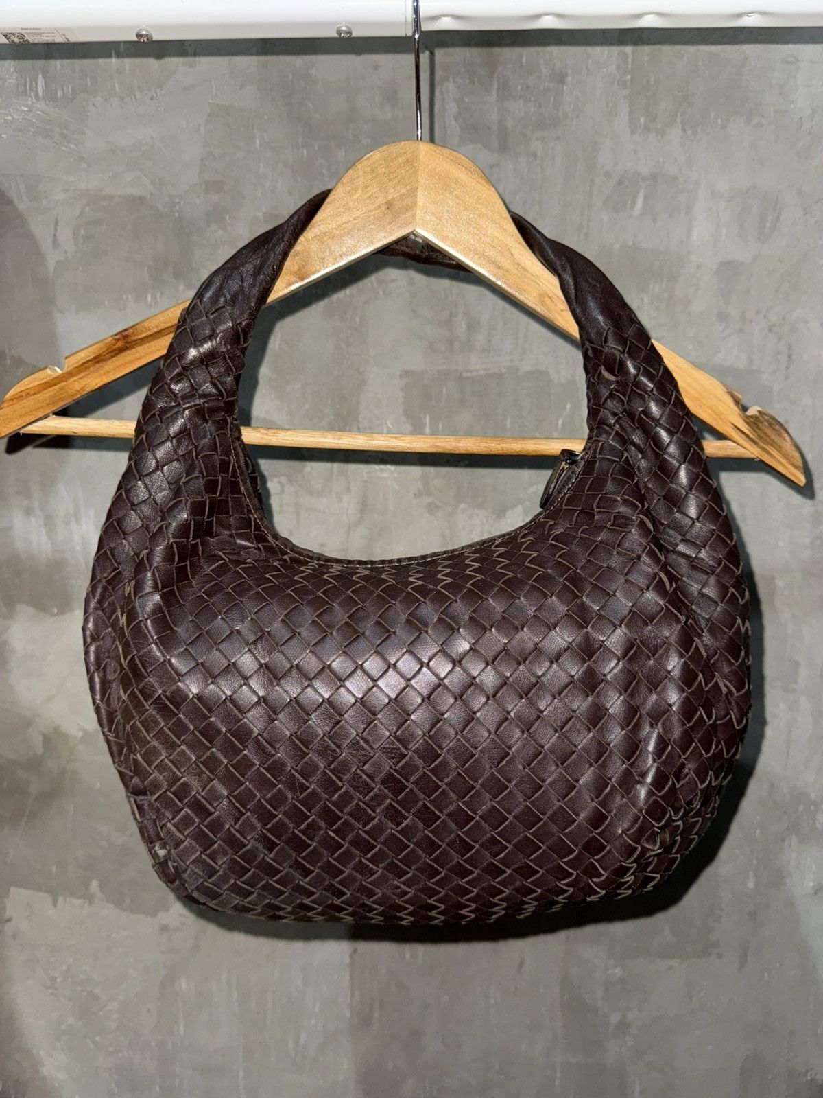 Bottega Veneta Bottega 2010 Brown Intrecciato Woven Nappa Leather Hobo Bag Size ONE SIZE - 1 Thumbnail