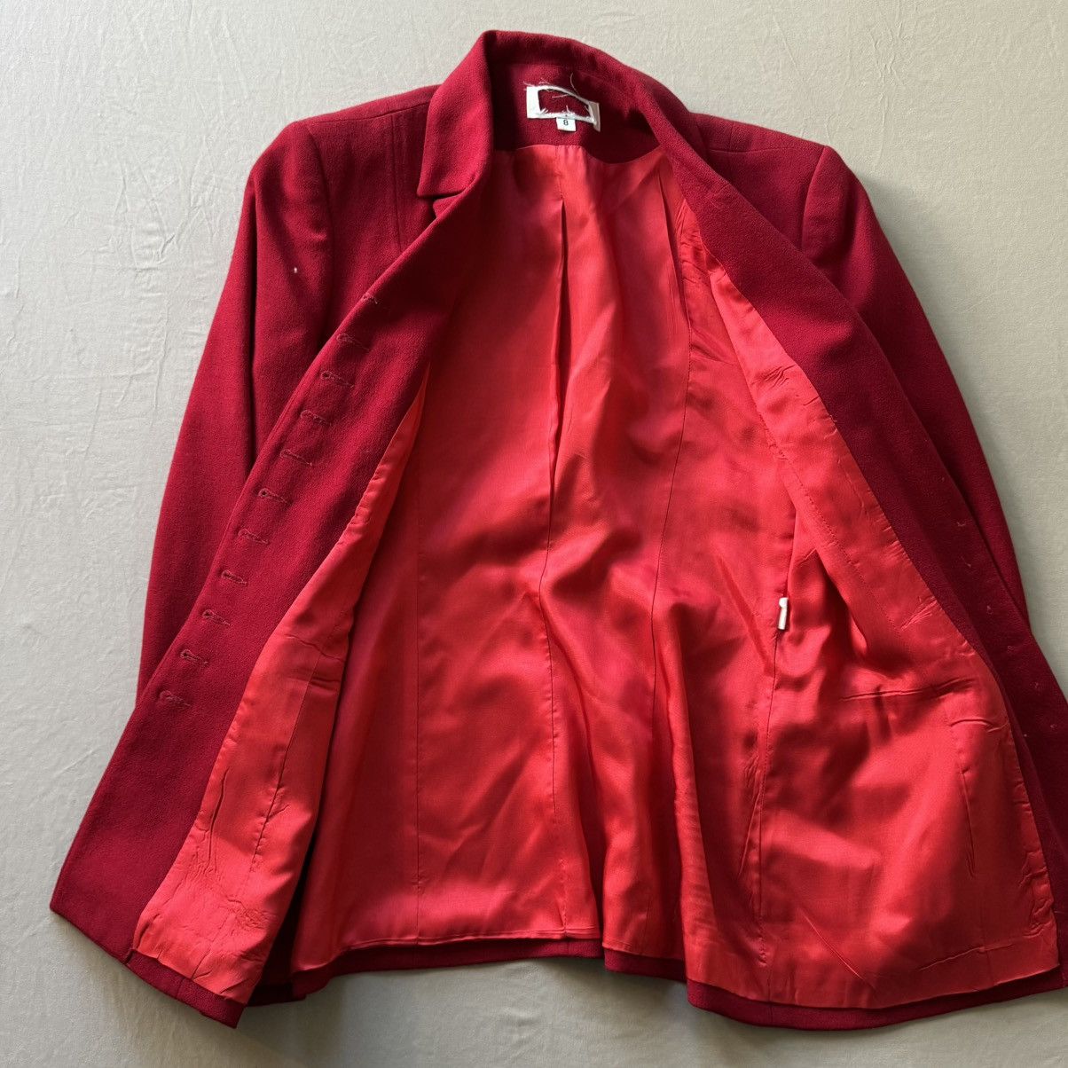 Other Vintage Single Breasted Wool Blazer Size M / US 6-8 / IT 42-44 - 3 Thumbnail