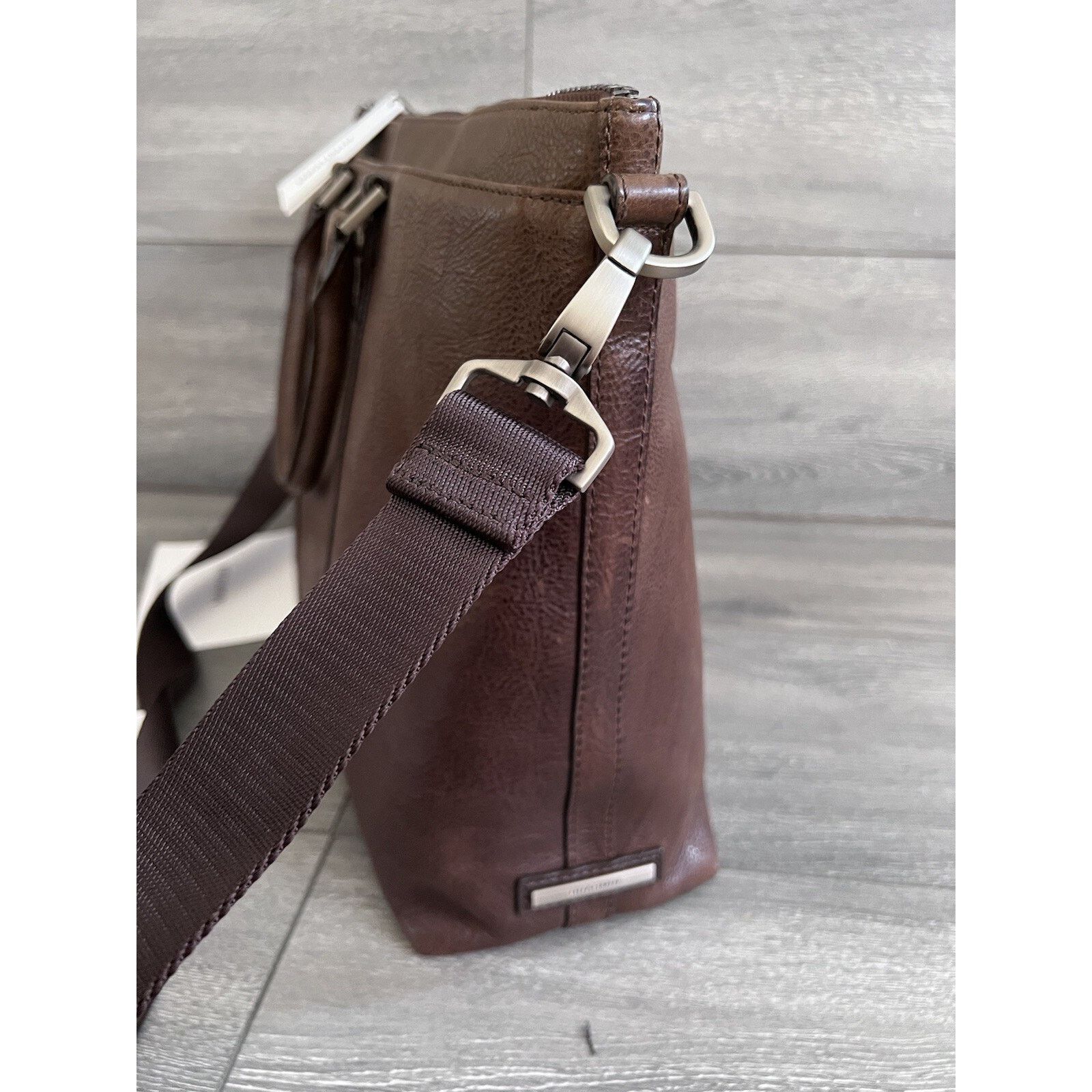 BRAHMIN Brahmin Beckett genuine leather men laptop bag B000514 Size 40 - 4 Thumbnail