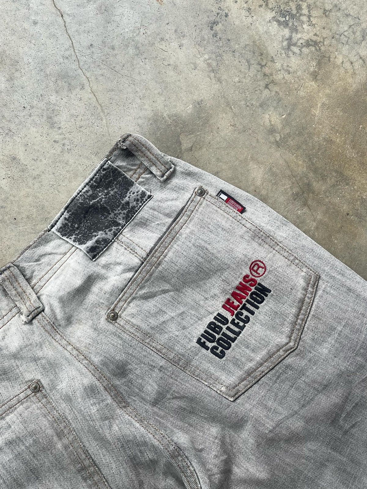 Fubu × JNCO Vintage Y2K Fubu Gradient Dye Jeans Pant Size US 32 / EU 48 - 14 Thumbnail
