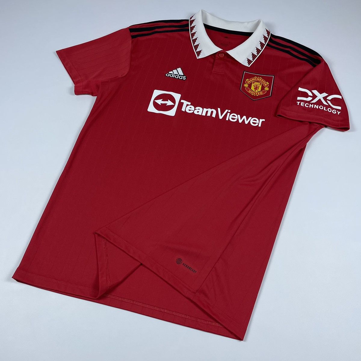 Adidas Adidas Manchester United FC Soccer Jersey Football Polo Size US L / EU 52-54 / 3 - 7 Thumbnail