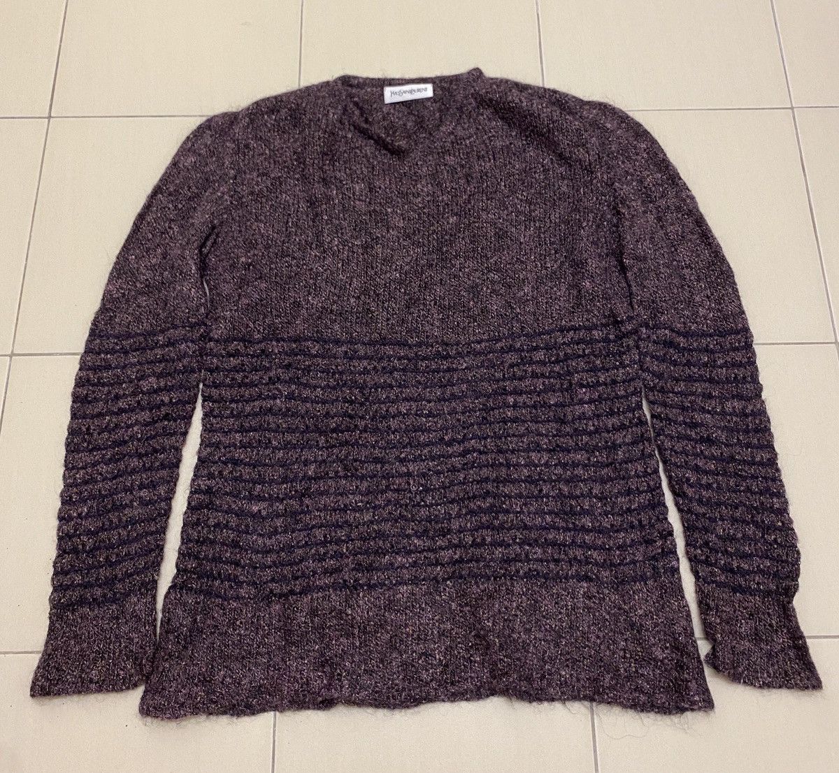 Yves Saint Laurent YSL Mesh Long Sleeve Size M / US 6-8 / IT 42-44 - 2 Thumbnail