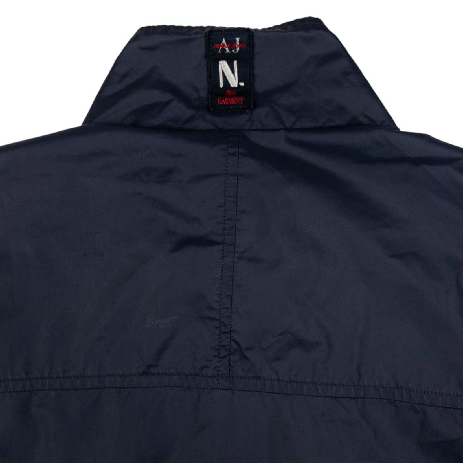 Designer Vintage Armani Jeans Zip Up Cargo Jacket Size Size US L / EU 52-54 / 3 - 3 Thumbnail