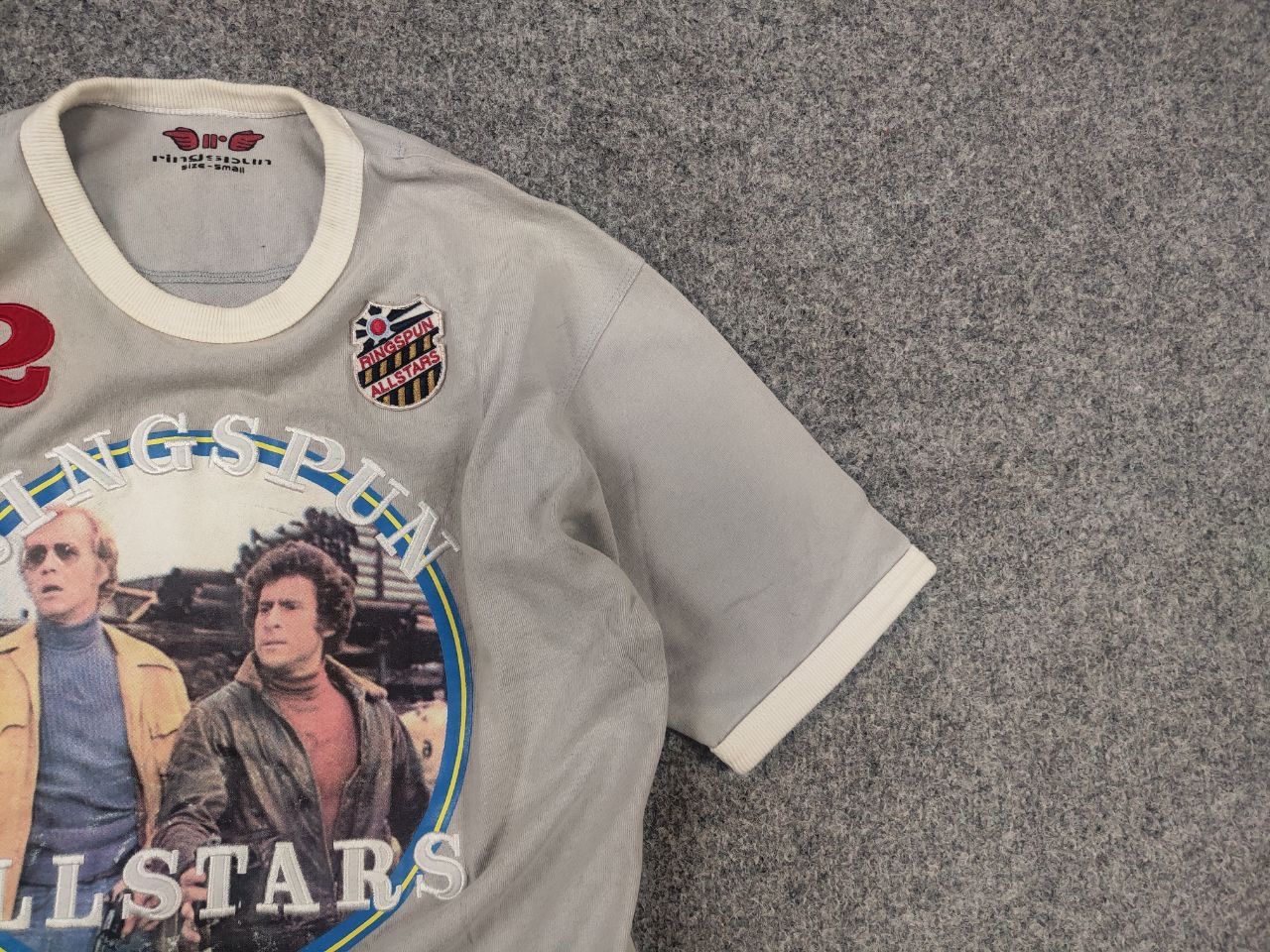 Ringspun Ringspun All Star Logo Starsky Vintage T shirt Y2K Style Size US S / EU 44-46 / 1 - 4 Thumbnail