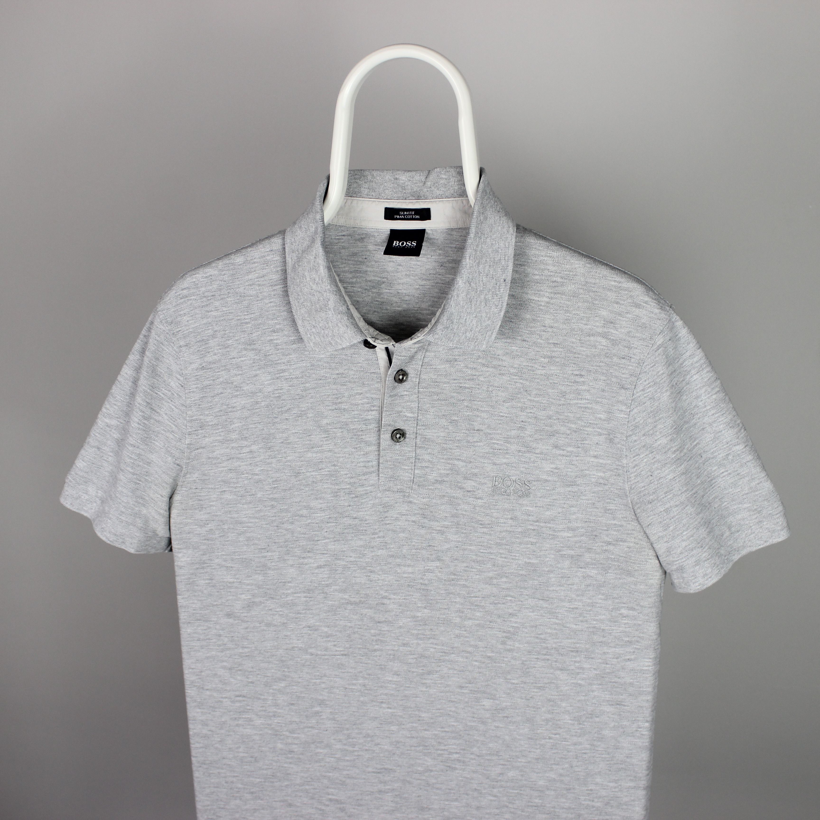 Hugo Boss Hugo Boss polo shirt men cotton gray M L Size US L / EU 52-54 / 3 - 1 Thumbnail