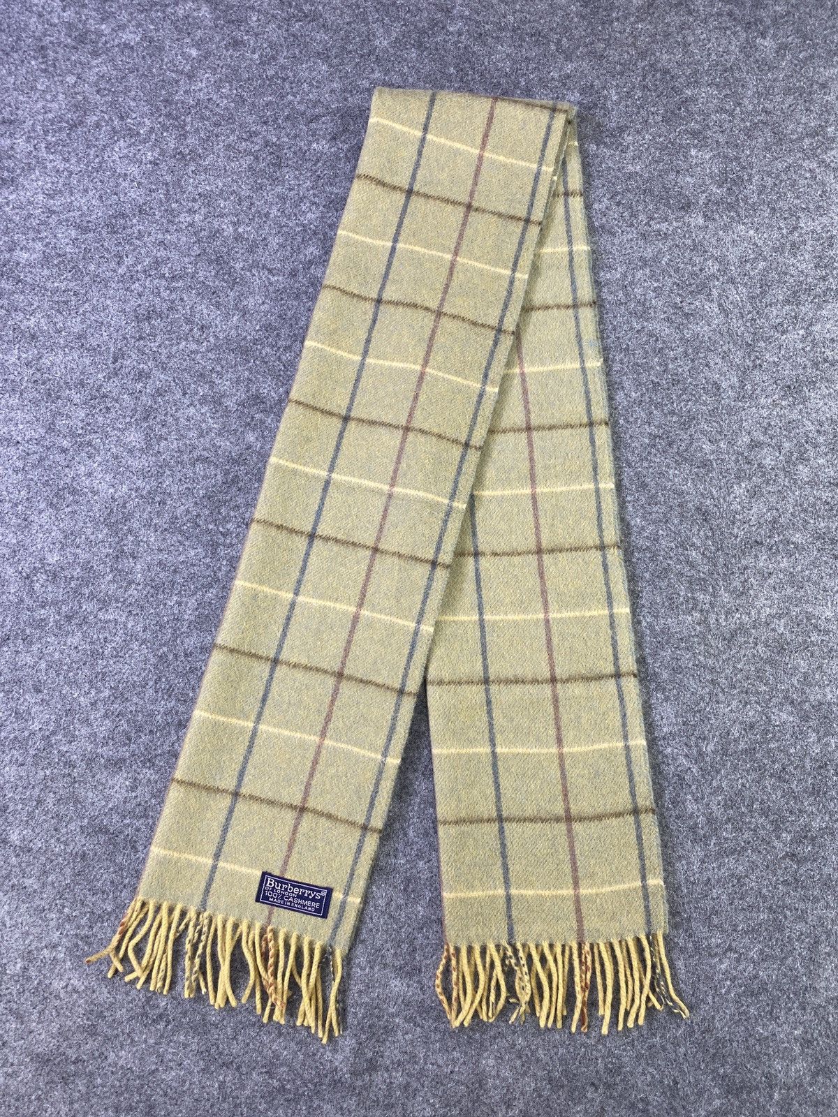 Burberry × Vintage Vintage Burberry Scarf/Muffler/Neckwear -T964 Size ONE SIZE - 2 Thumbnail