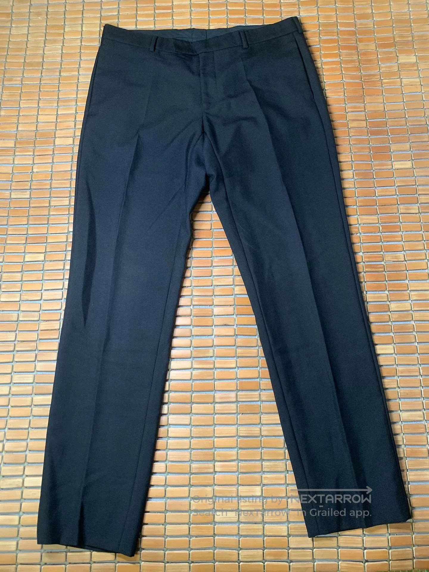 Dior Dior Wool Blend Pleated Trousers. Size US 35 - 1 Thumbnail