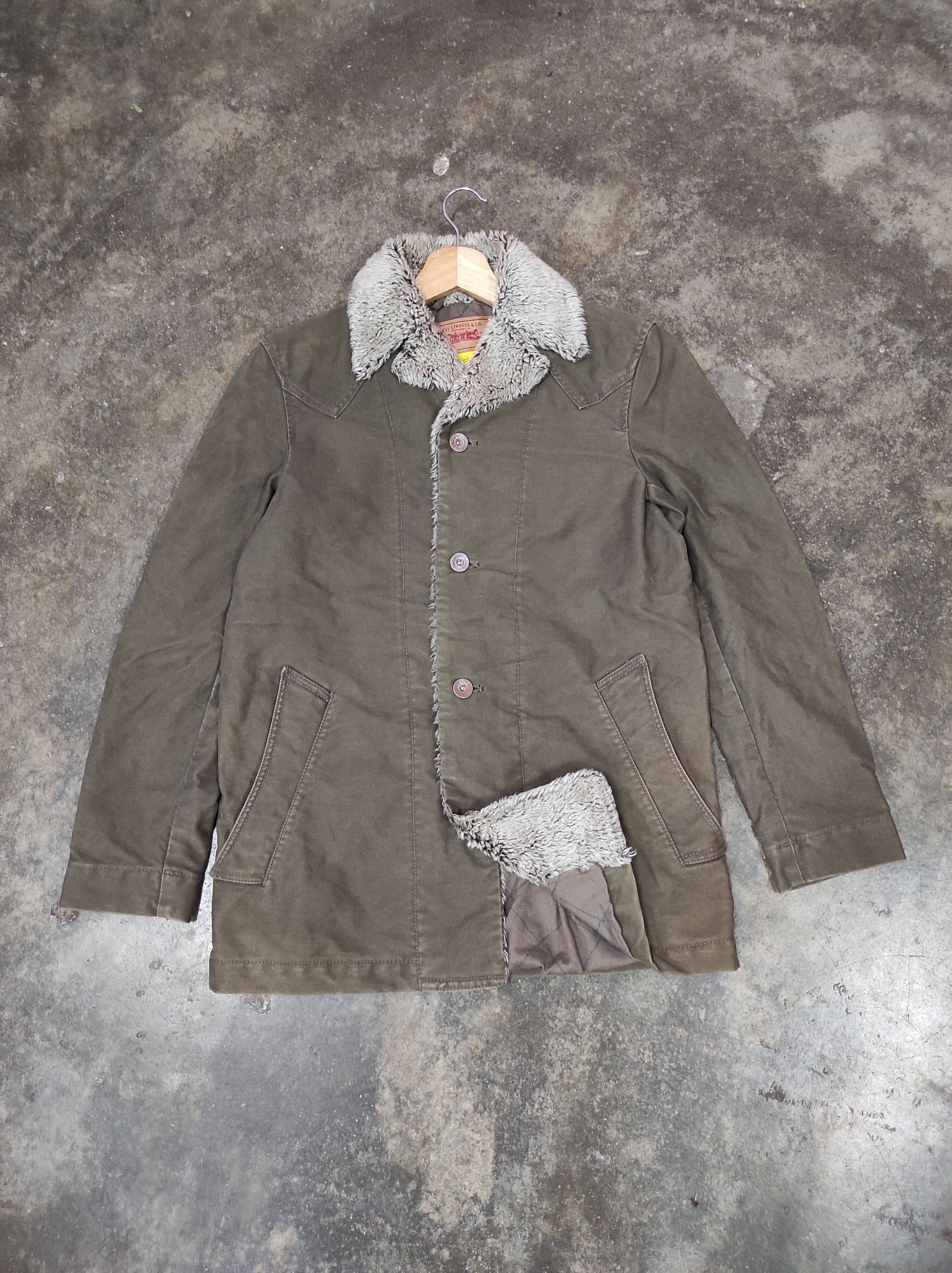 Levi's LEVIS SHERPA COLLAR JACKET FADED Size US S / EU 44-46 / 1 - 1 Thumbnail