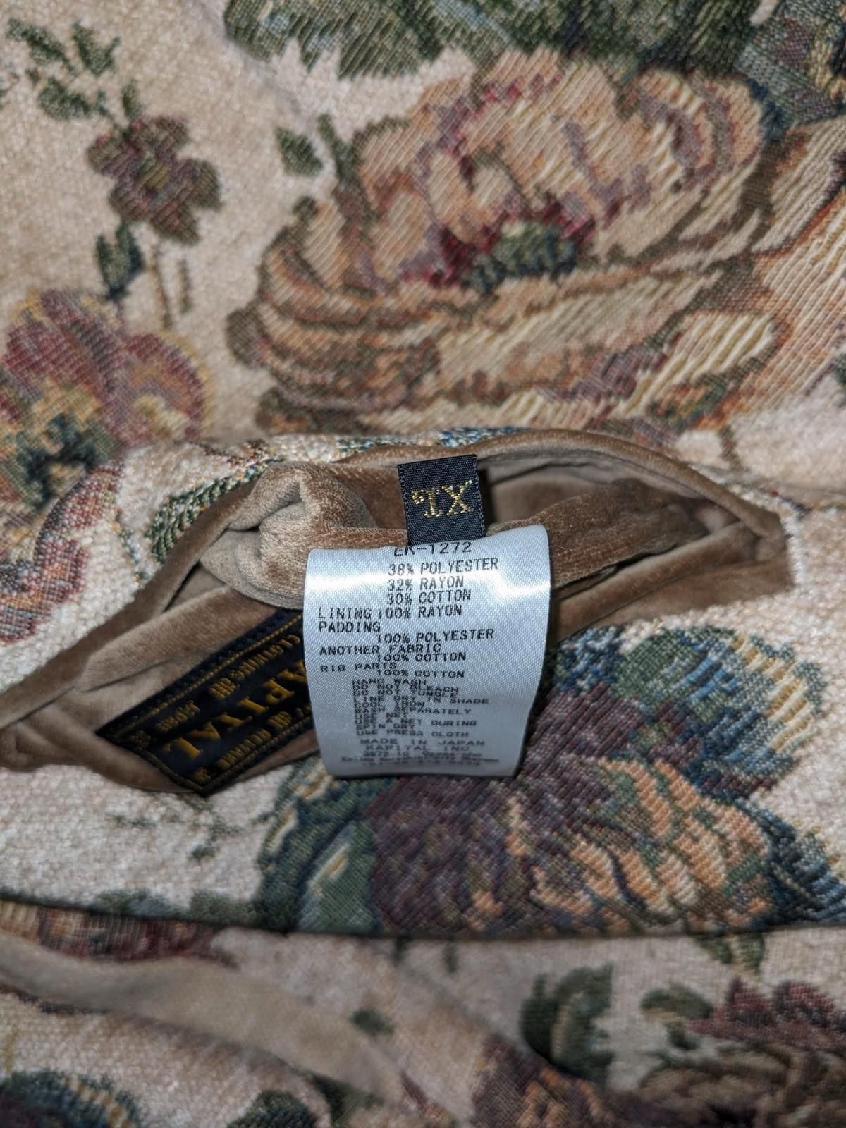 Kapital Kapital Gobelins Souvenir Woven Jacket Japan Beige Size 4 Size US XL / EU 56 / 4 - 9 Thumbnail