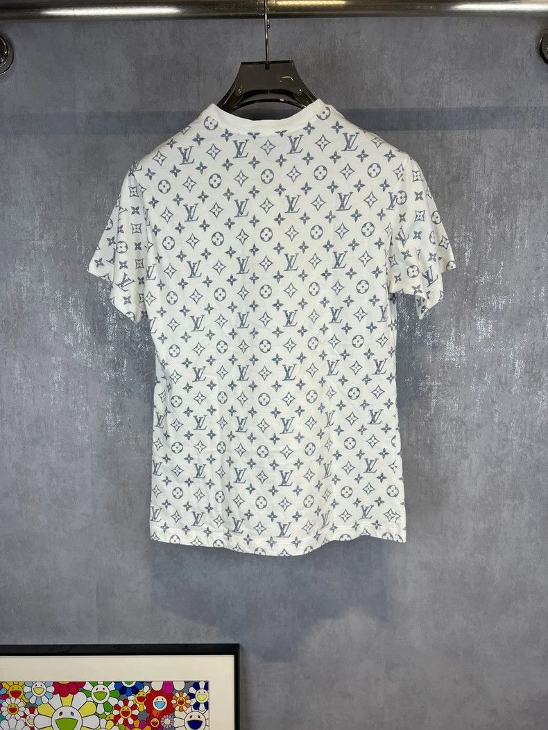 Louis Vuitton Louis Vuitton Old flower full logo chain short sleeve Size S / US 4 / IT 40 - 2 Thumbnail