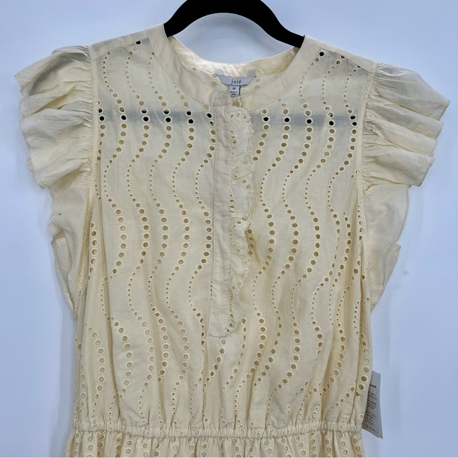 Joie NWT Joie The Krystina Dress Lace Eyelet Mini Dress Floral M Size M / US 6-8 / IT 42-44 - 9 Thumbnail