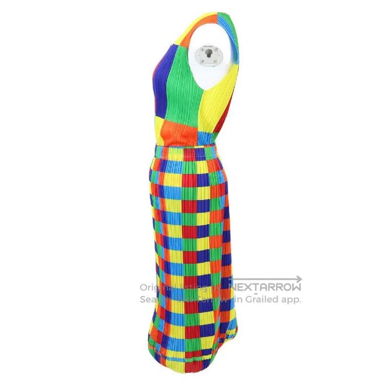 Issey Miyake Issey Miyake Color-block Dress Size M / US 6-8 / IT 42-44 - 4 Thumbnail