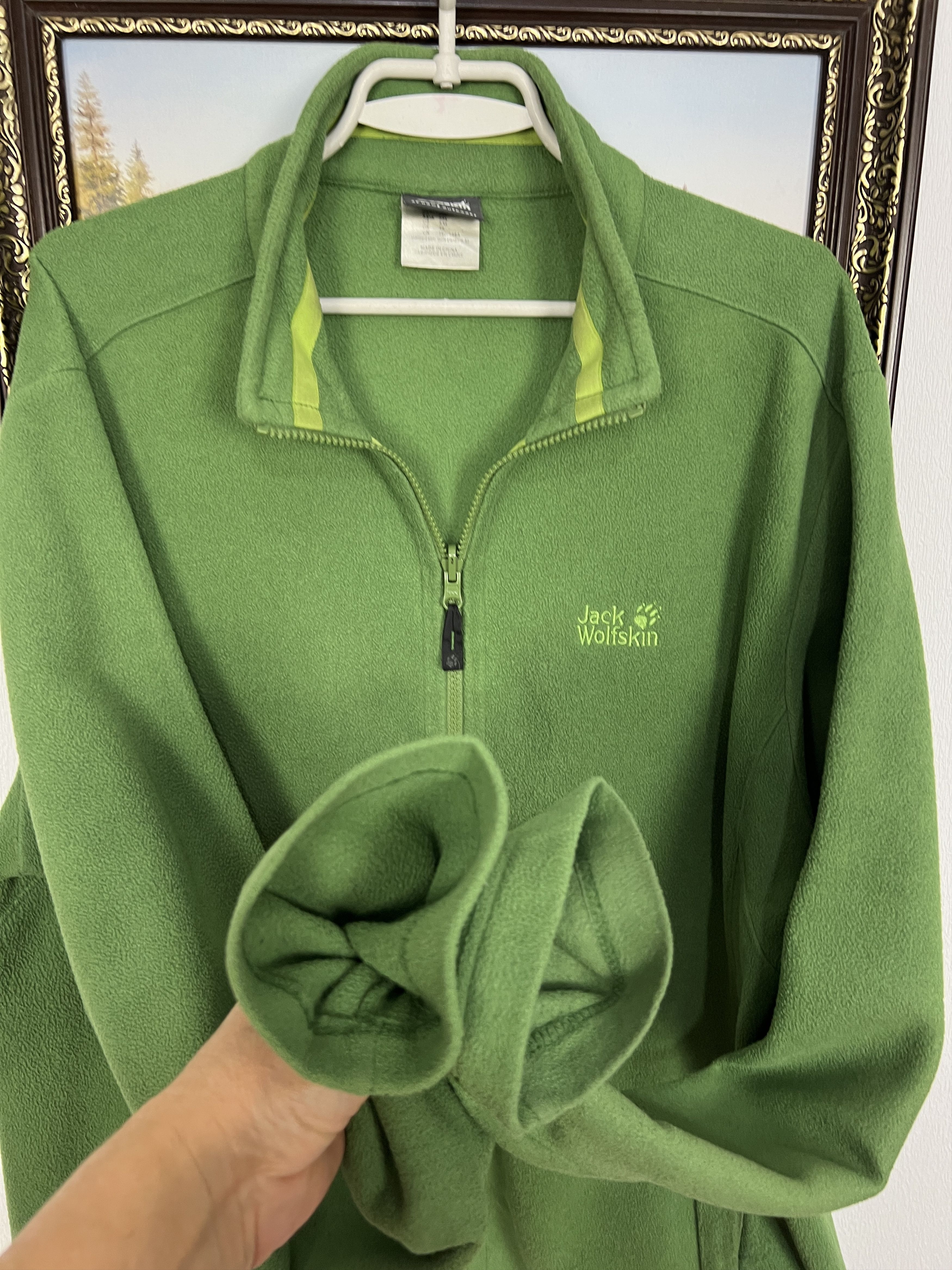 Jack Wolfskin Jack Wolfskin Fleece Track Top Jacket Warm Zip Rare Hype Size US XXL / EU 58 / 5 - 5 Thumbnail