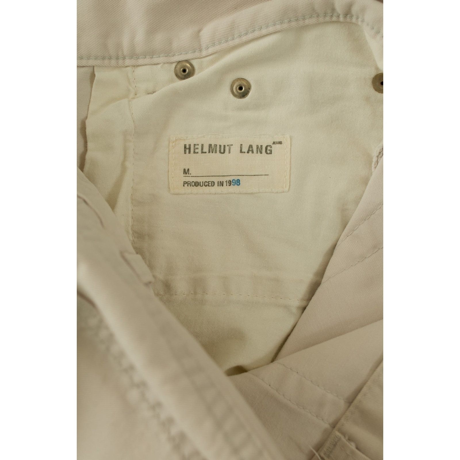 Helmut Lang 1998 White Denim Pants Size US 34 / EU 50 - 4 Thumbnail