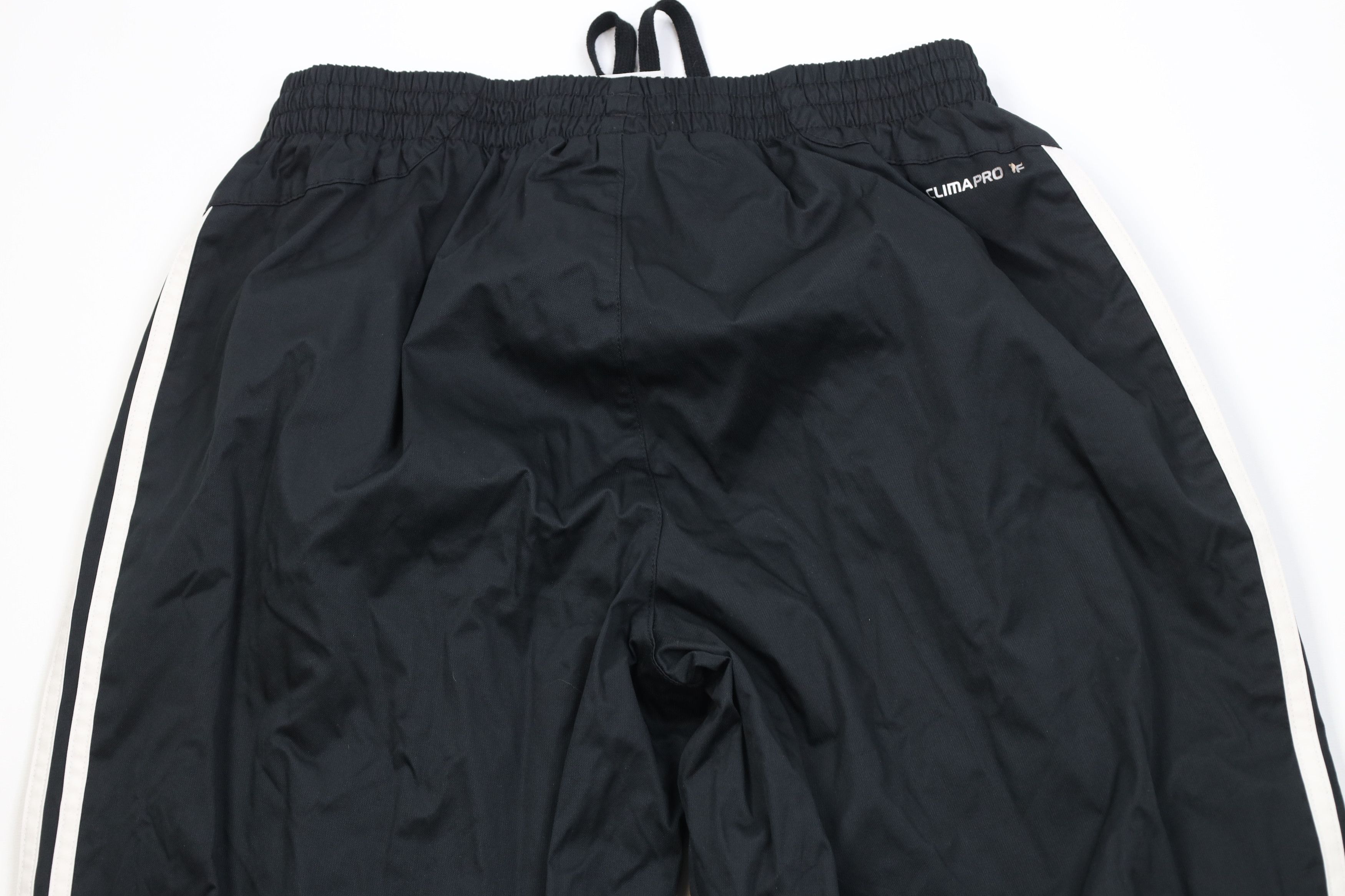 Adidas Vintage Y2K Adidas Lined Wide Leg Windbreaker Pants Black Size US 34 / EU 50 - 11 Thumbnail