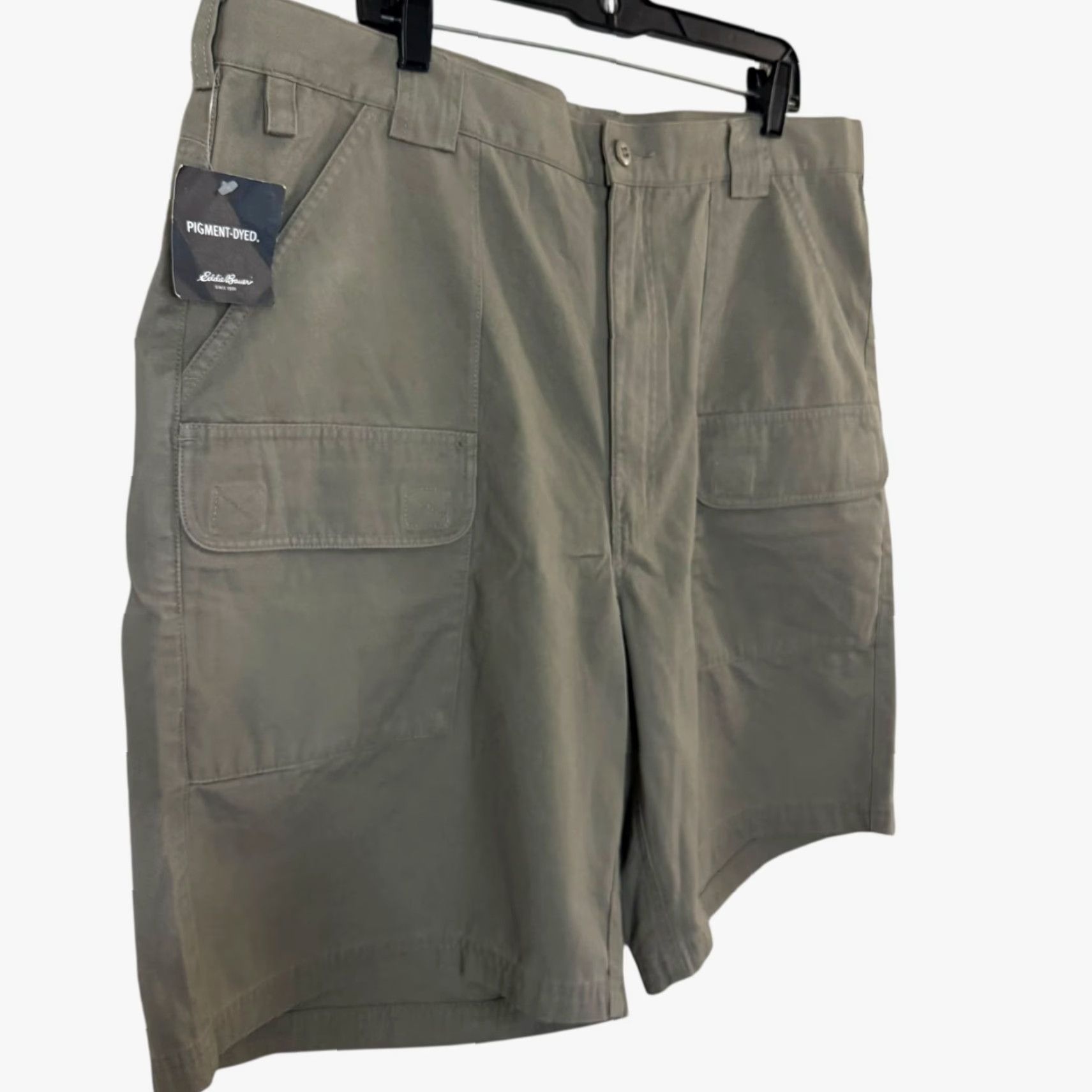 Eddie Bauer VINTAGE Eddie Bauer Cargo Shorts Men 42 Brown Canvas Casual Hiking Outdoors 100% Cotton Size US 42 / EU 58 - 3 Thumbnail