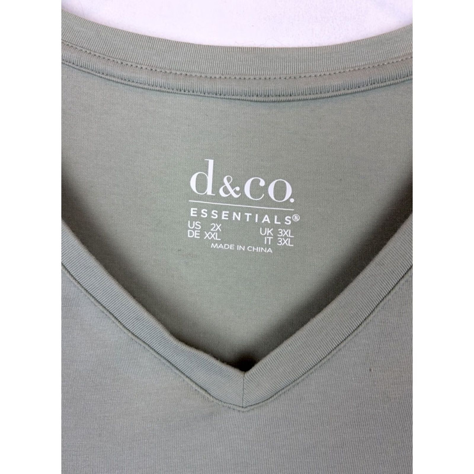 Denim & Co. Denim & Co. Tank Top Shirt Womens 2X Green Sleeveless Casual Summer Vintage: No Size XXL / US 16-18 / IT 52-54 - 3 Thumbnail