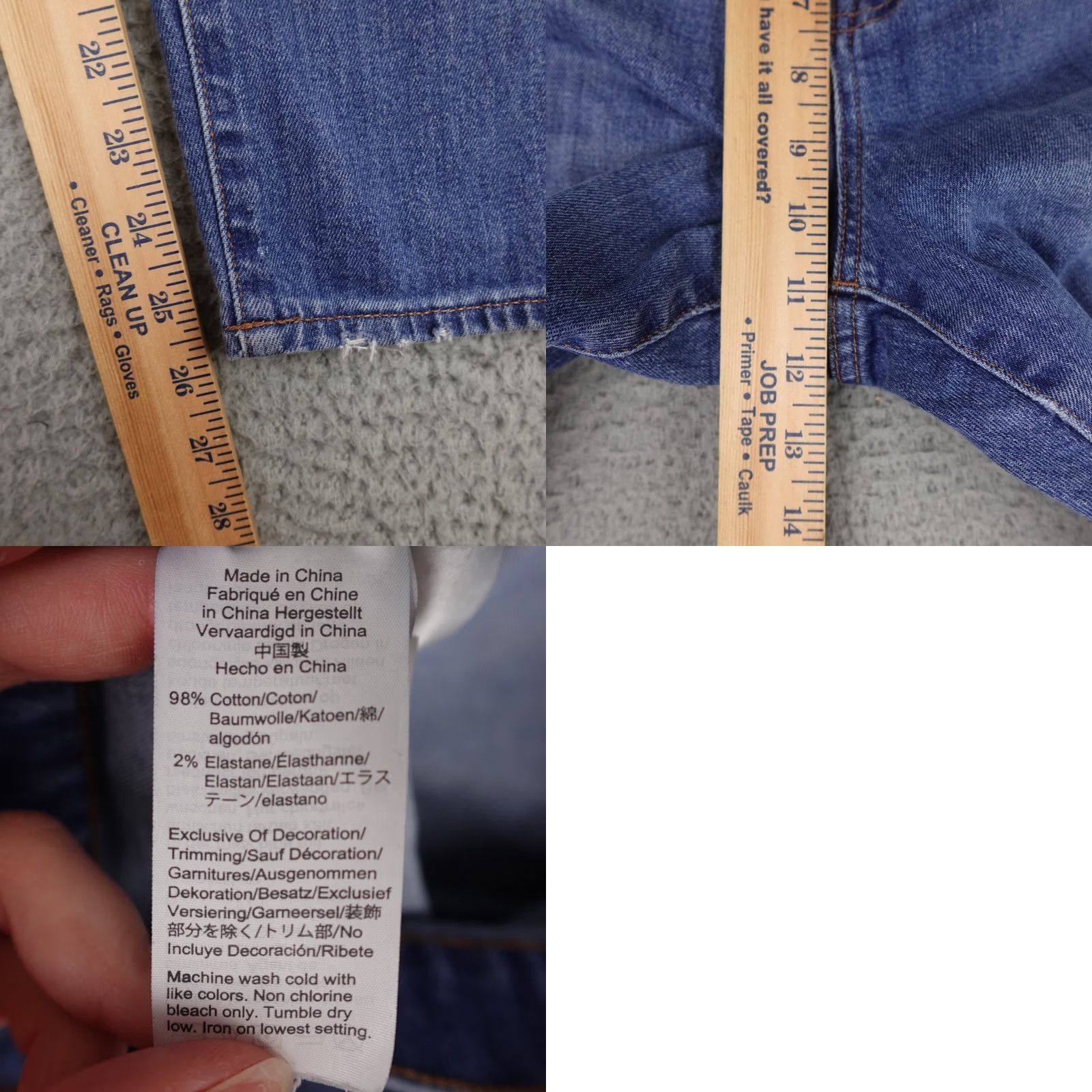 Madewell Madewell Jeans Womens 33 Blue Denim Medium Wash Stretch Mom The Slim Boyjean Size 24" / US 00 / IT 34 - 9 Thumbnail