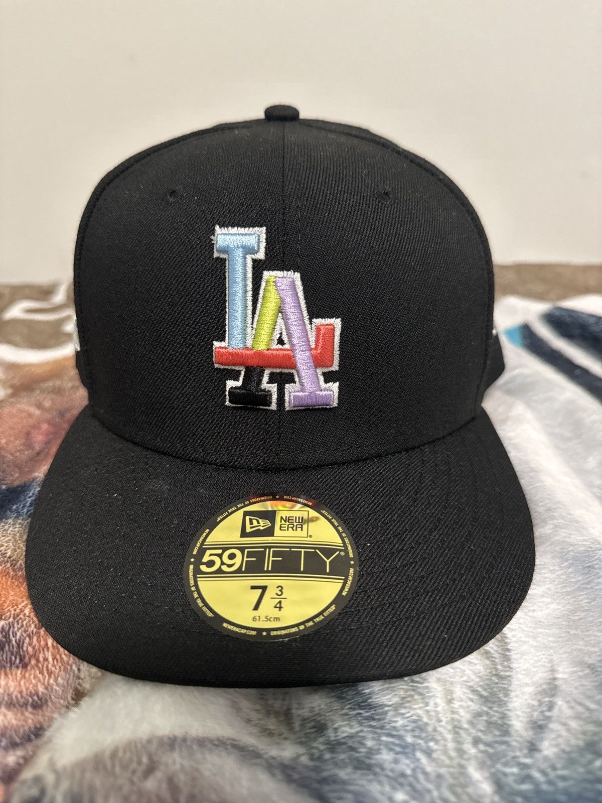 New Era New Era black and multicoloured fitted hat Size ONE SIZE - 1 Thumbnail