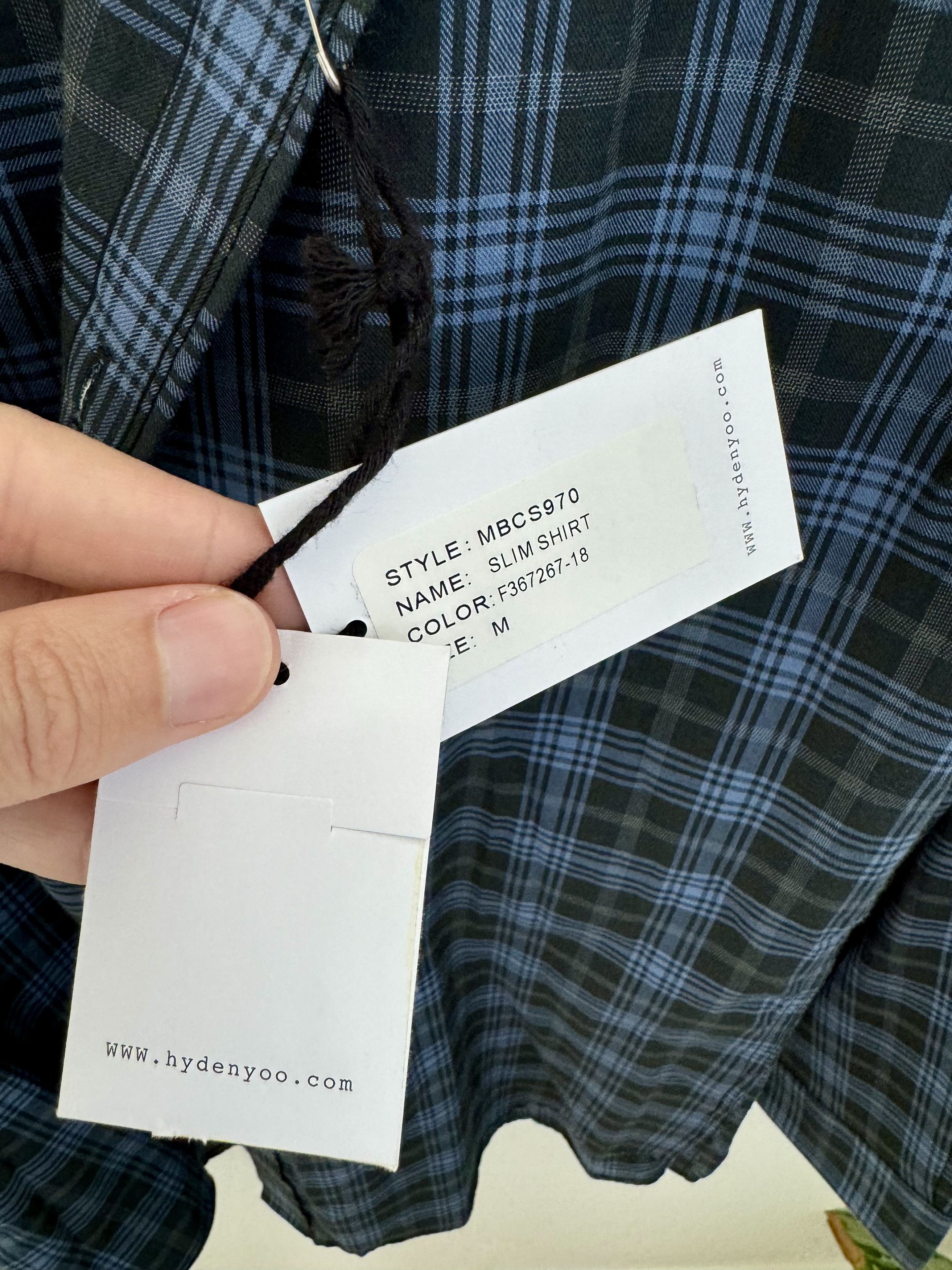 Hyden Yoo Plaid Casual Dress Shirt Size US M / EU 48-50 / 2 - 4 Thumbnail