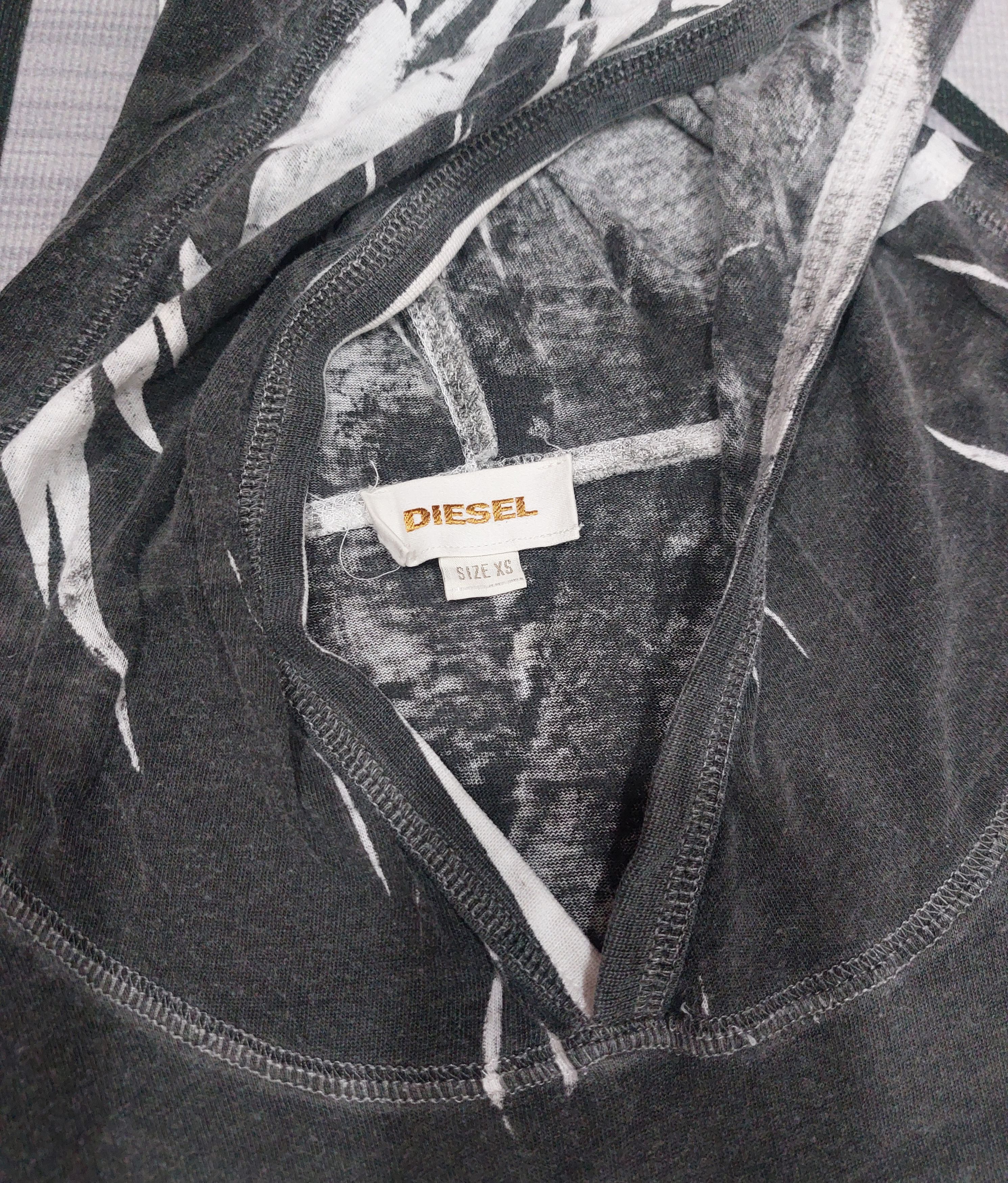 Diesel OVERSIZED HOODIE PLUS DIESEL PROJECT 78 ABYSS Size XS / US 0-2 / IT 36-38 - 5 Thumbnail