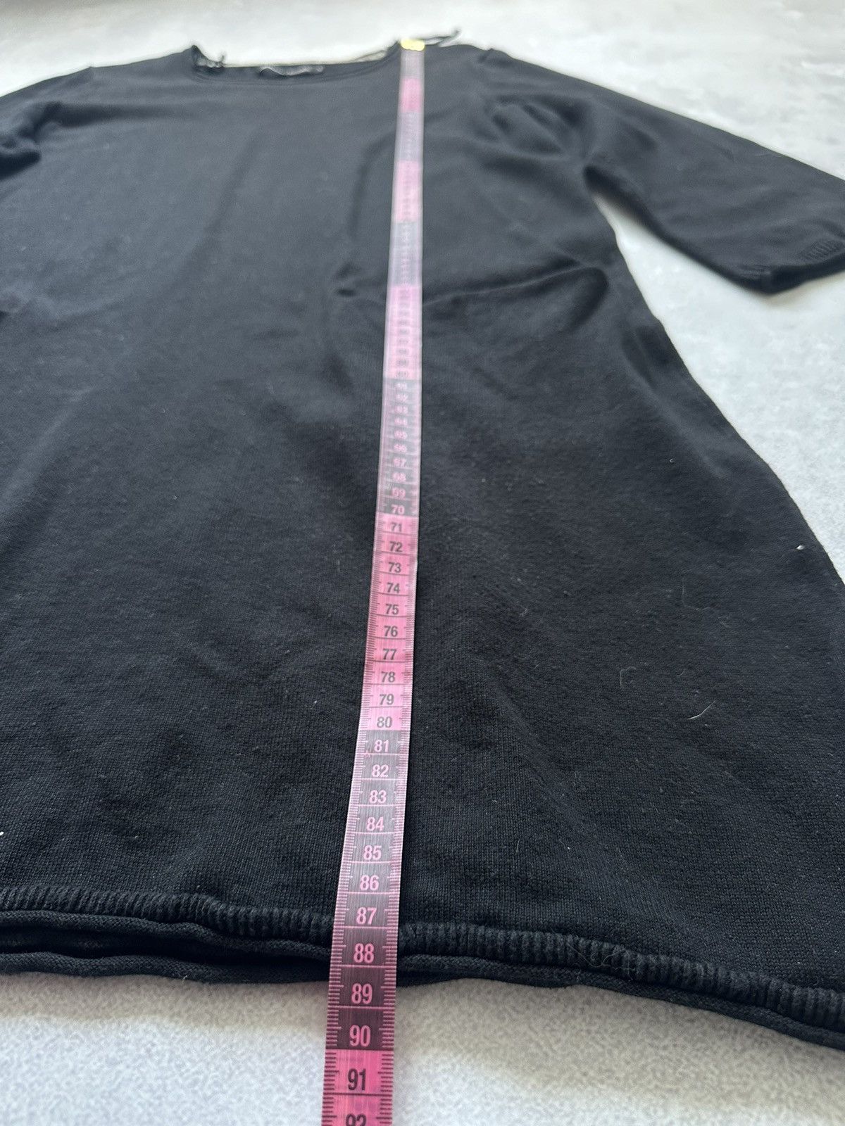 Gudrun Sjoden GUDRUN SJODEN Black Long Sleeve Lagenlook A-Line Sweater Size L / US 10 / IT 46 - 5 Thumbnail