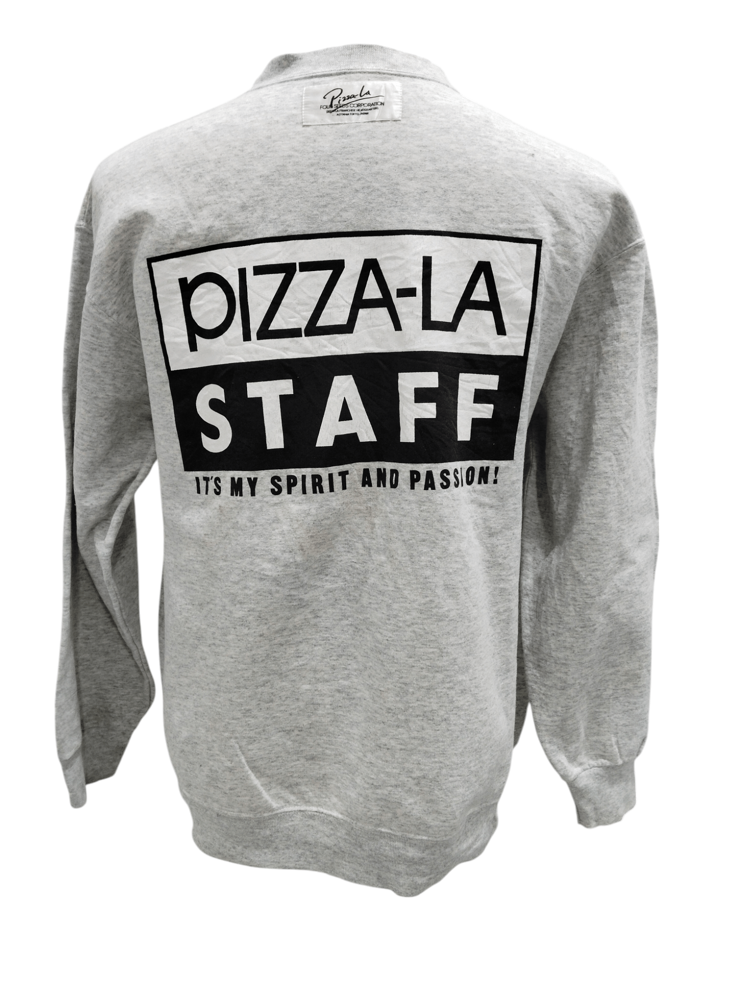 If Six Was Nine × Pizza Slime × STAFF WORKFORCE Vtg 90s Pizza Staff it's my spirit and passion Sweatshirt Size US L / EU 52-54 / 3 - 3 Thumbnail