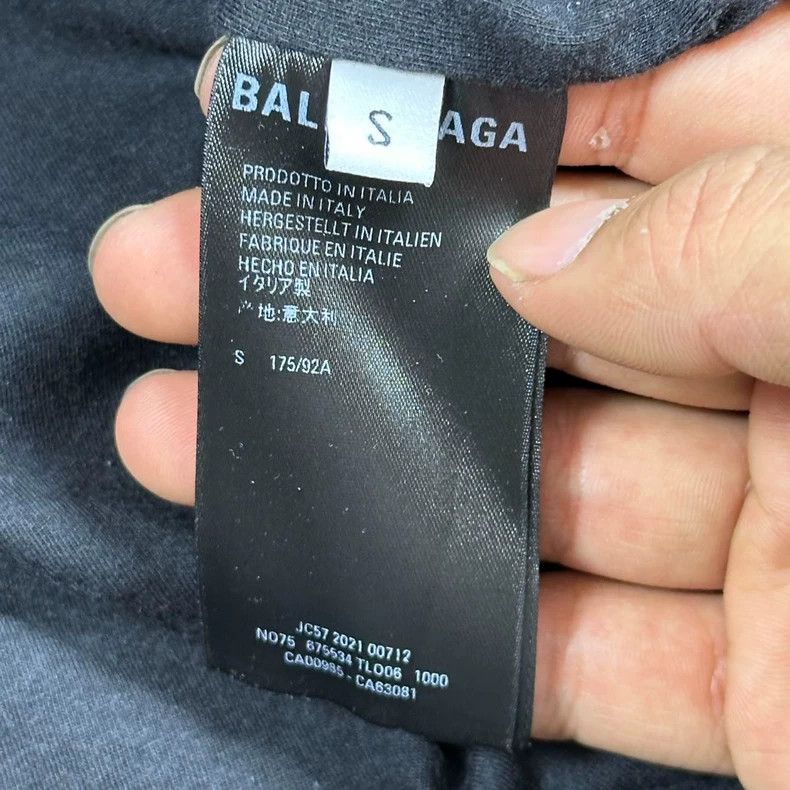 Balenciaga Balenciaga FW21 Letter Pattern Relaxed Stand Collar Long S Size US S / EU 44-46 / 1 - 5 Thumbnail