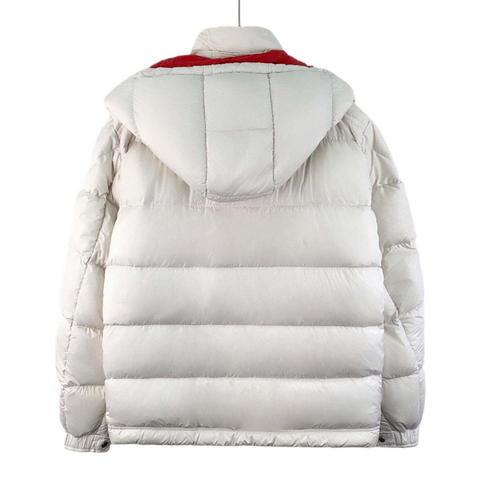 Moncler Moncler Poirier White Hooded Down Jacket (4) Size US XL / EU 56 / 4 - 9 Thumbnail