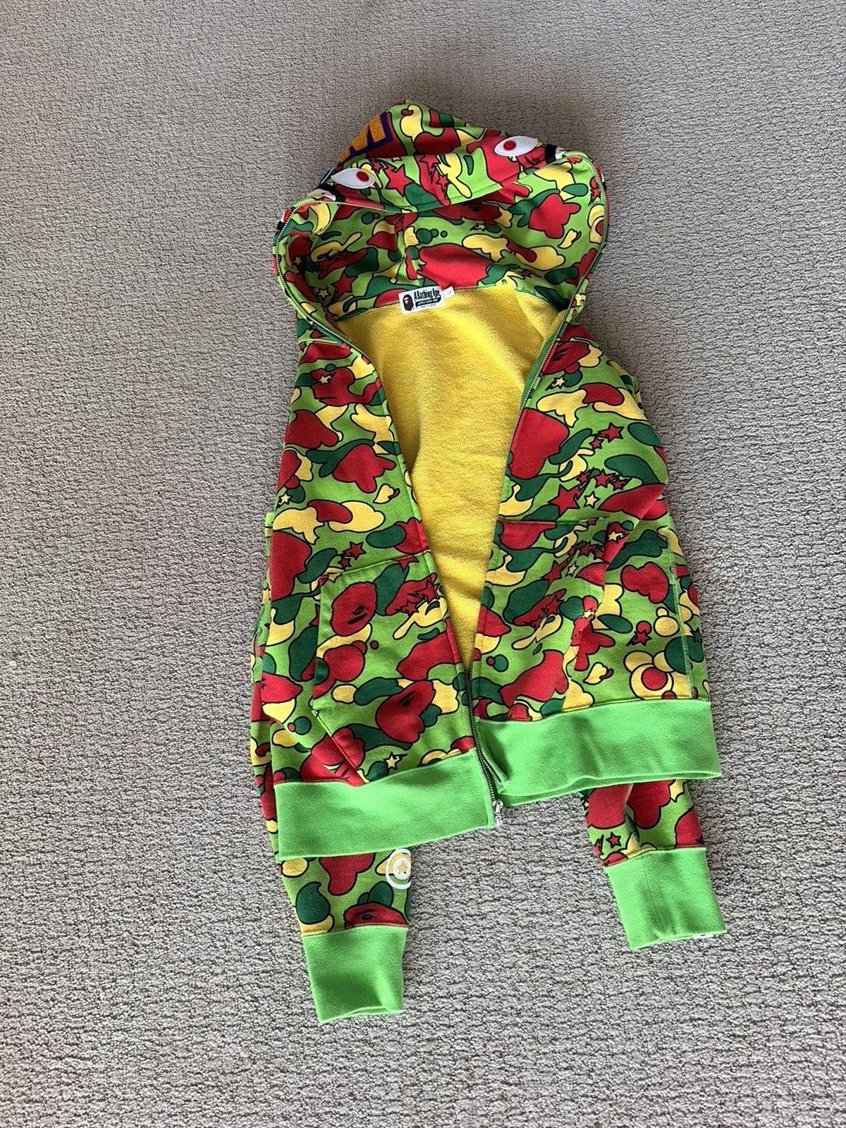 Bape Bape psych camo hoodie Size US L / EU 52-54 / 3 - 6 Thumbnail