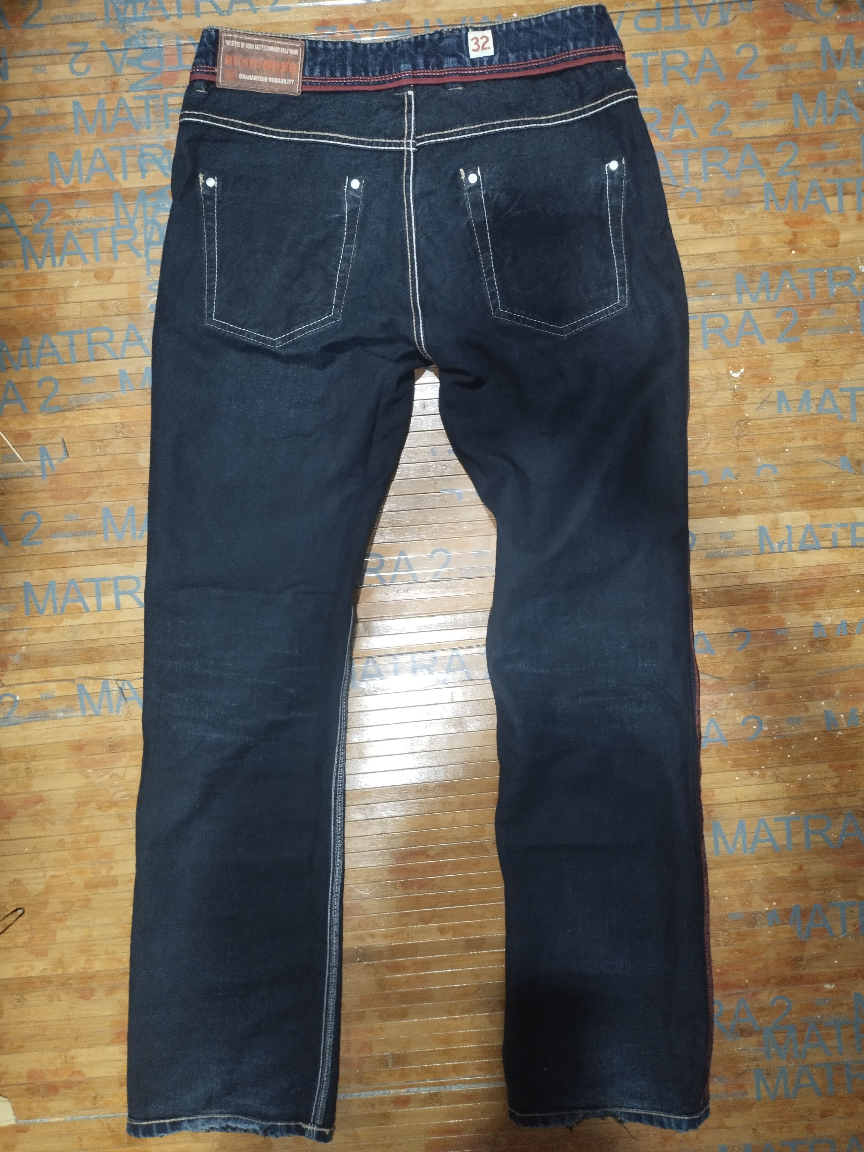 Japanese Brand Jeans Rush/Hour Selvedge Sz 32" Size US 32 / EU 48 - 10 Thumbnail