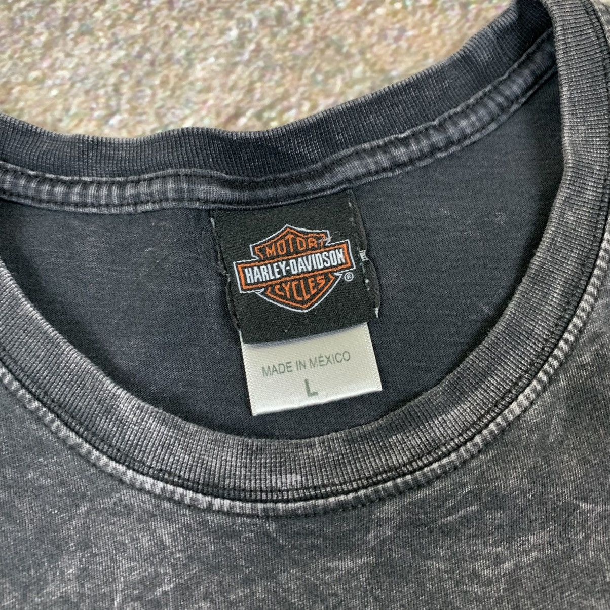 Harley Davidson × Vintage Harley Davidson Lausanne Motor Cycles Y2K streetwear T-shirt Size US L / EU 52-54 / 3 - 6 Thumbnail