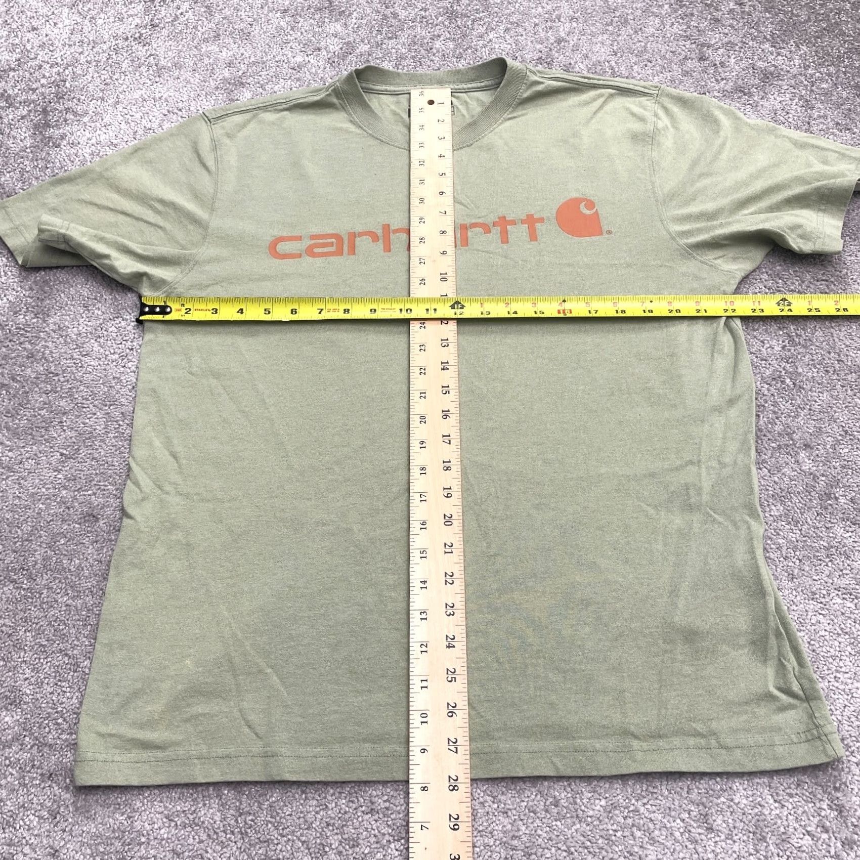 Carhartt VINTAGE Carhartt Loose Fit Graphic T-Shirt Mens Medium Green Crew Neck Cotton Casual Tee Size US M / EU 48-50 / 2 - 7 Thumbnail
