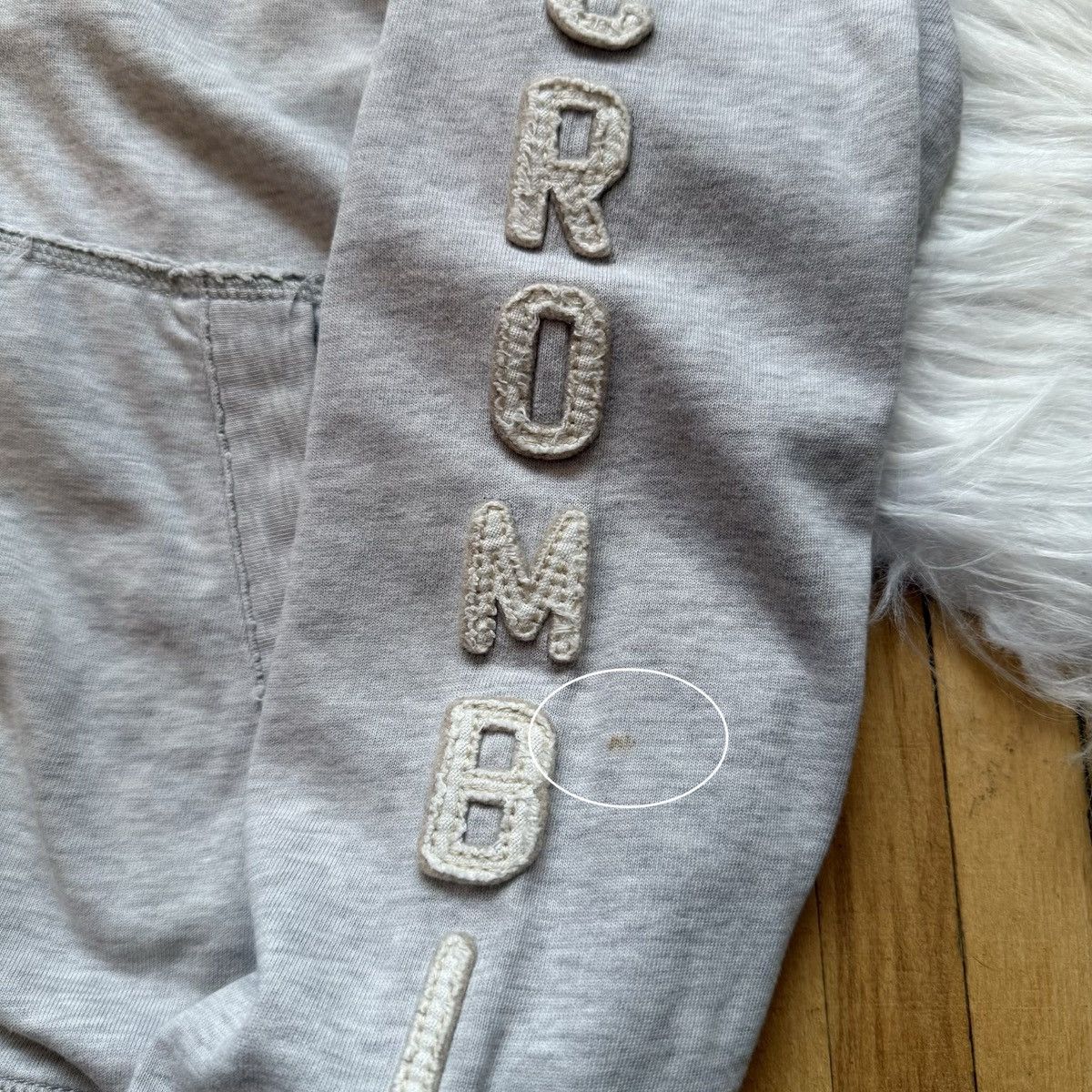 Abercrombie & Fitch 📌 Crazy Abercrombie & Fitch Mens Faux Fur Y2K Zip-Hoodie Size US S / EU 44-46 / 1 - 6 Thumbnail
