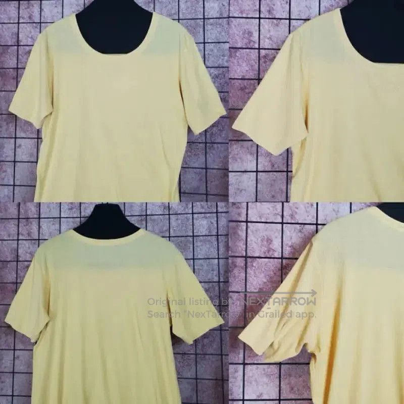 Burberry Burberry Summer Yellow Cotton Embroidered T-Shirt. Size M / US 6-8 / IT 42-44 - 3 Thumbnail