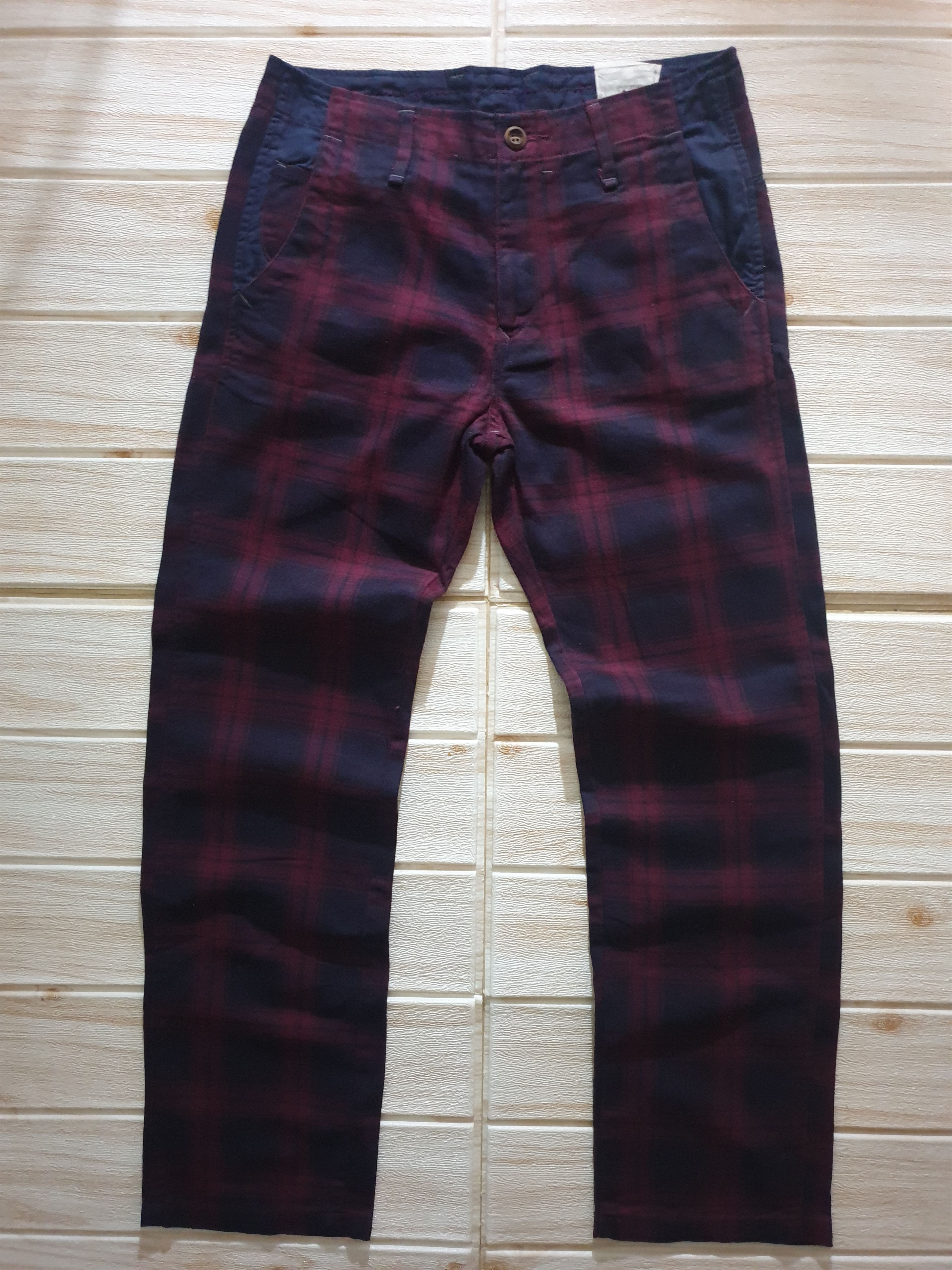 💥Cepo checkered punk rock Japanese pant