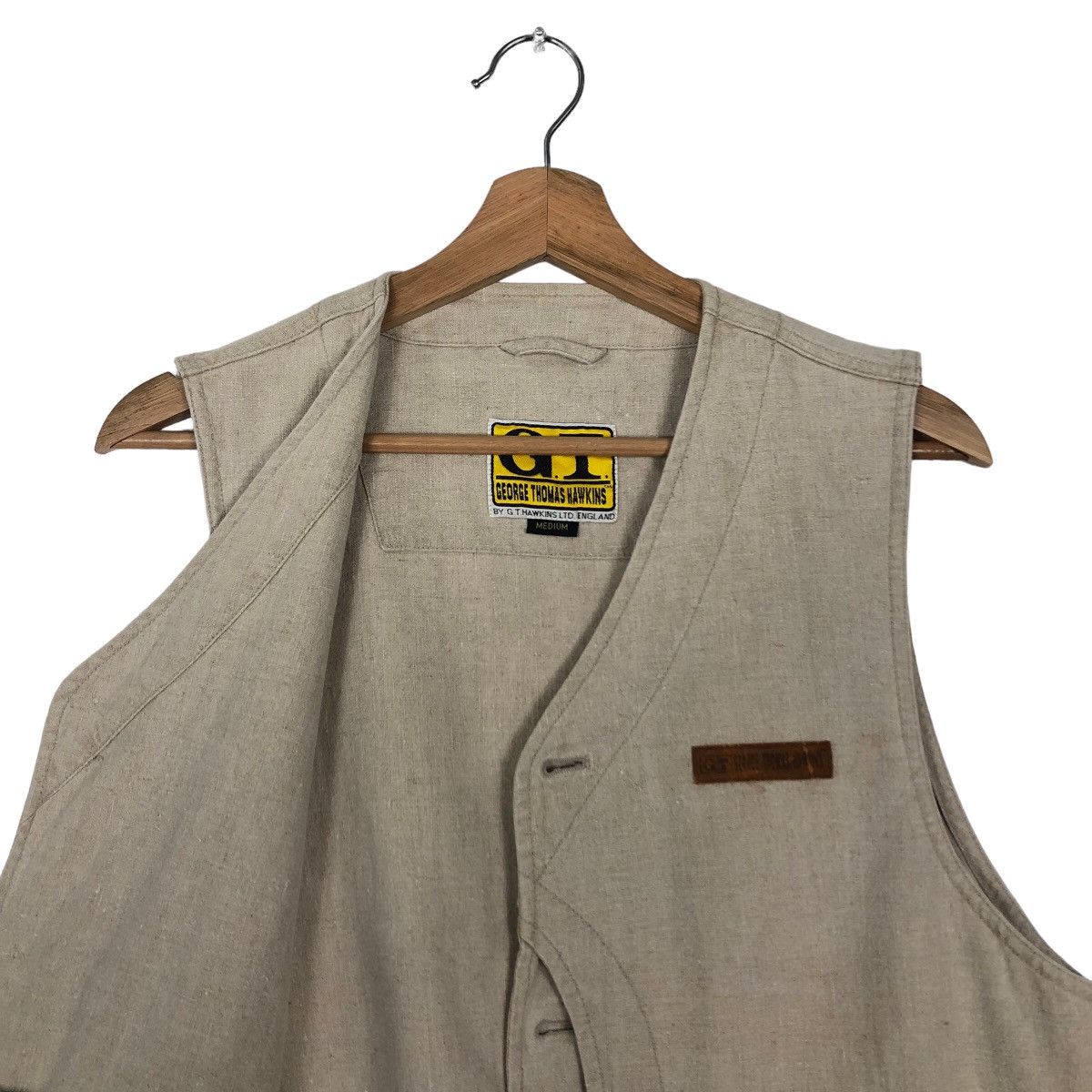 Japanese Brand 🔥Vintage Utility Vest Cargo Multi Pocket GT Thomas Hawkins Size US M / EU 48-50 / 2 - 10 Thumbnail