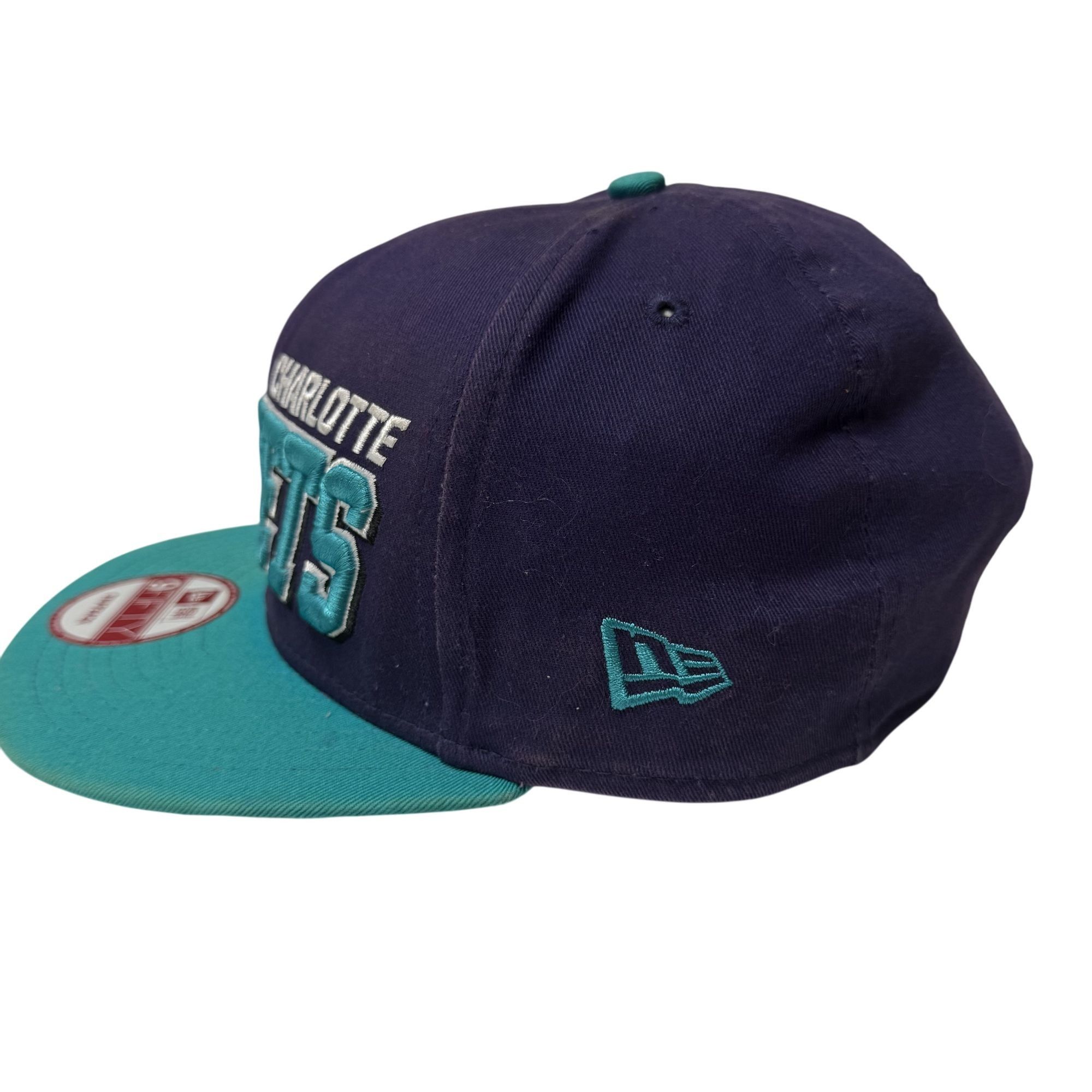 New Era Vtg New Era CHARLOTTE HORNETS Hat FIFTY 9 Embroidered Cap Size ONE SIZE - 4 Thumbnail