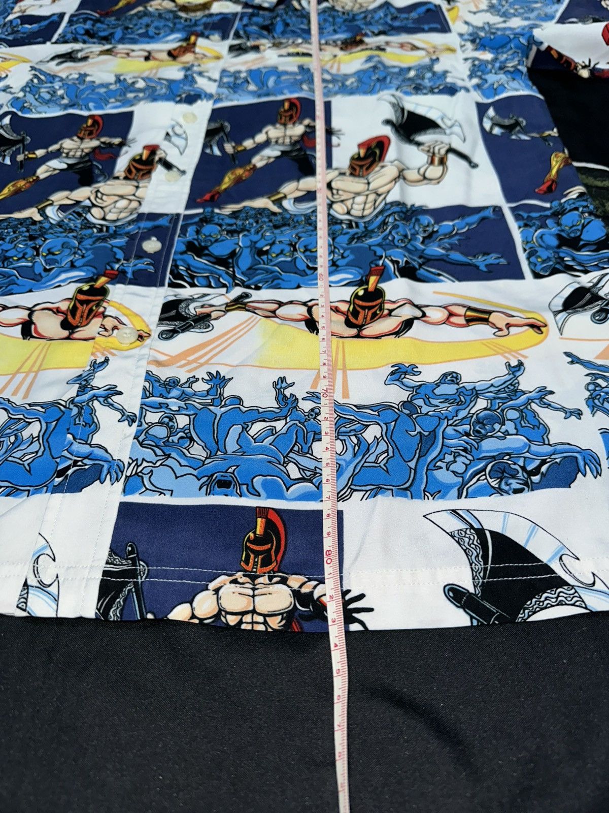 Pelle Pelle × Vintage Vintage Pelle Pelle Marc Buchanan comics Button-up shirt Size US L / EU 52-54 / 3 - 8 Thumbnail