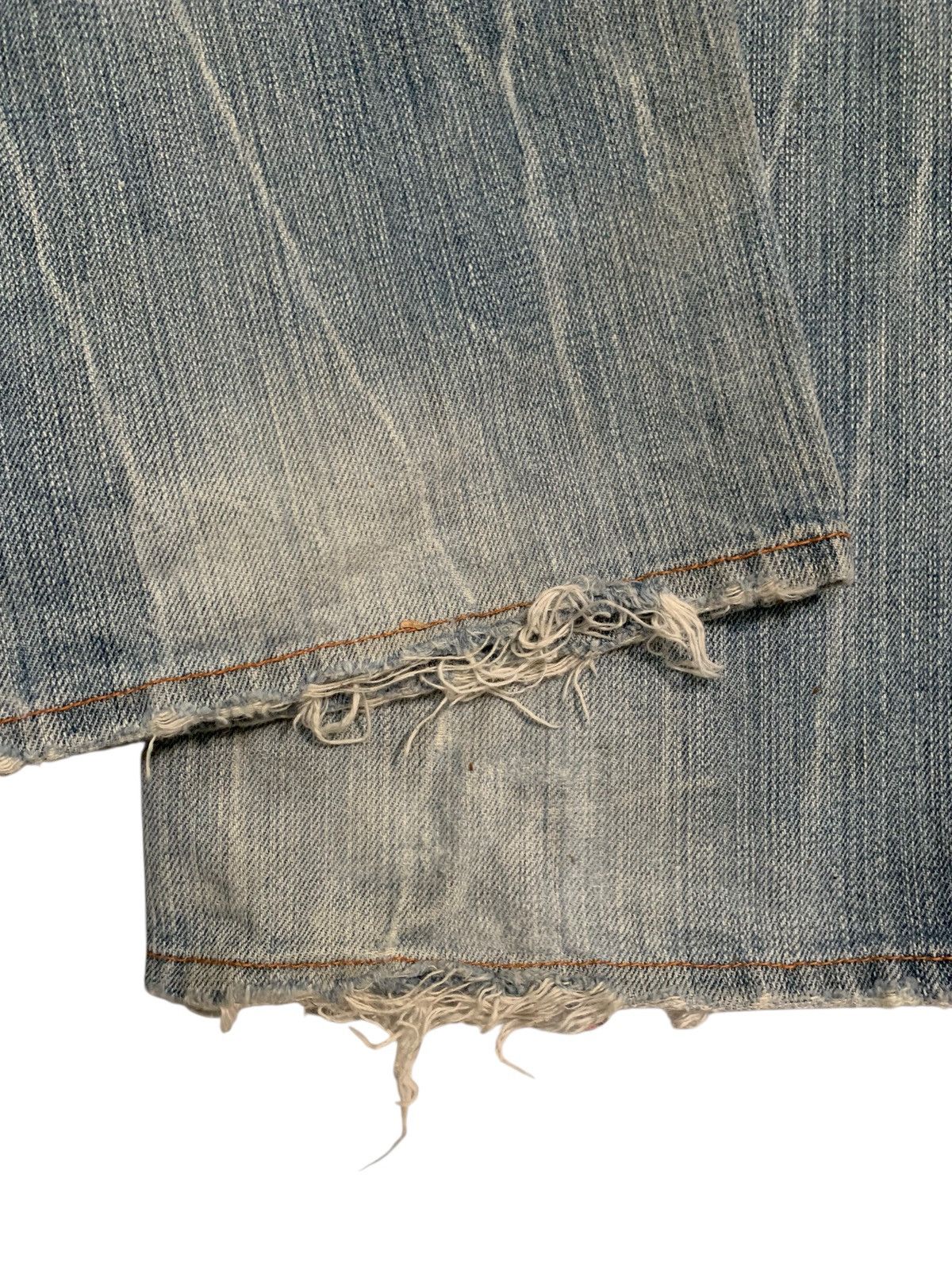 Other UNKNOWN BRAND PATCHES FADED PUNK STYLE DISTRESSED DENIM Size US 32 / EU 48 - 18 Thumbnail