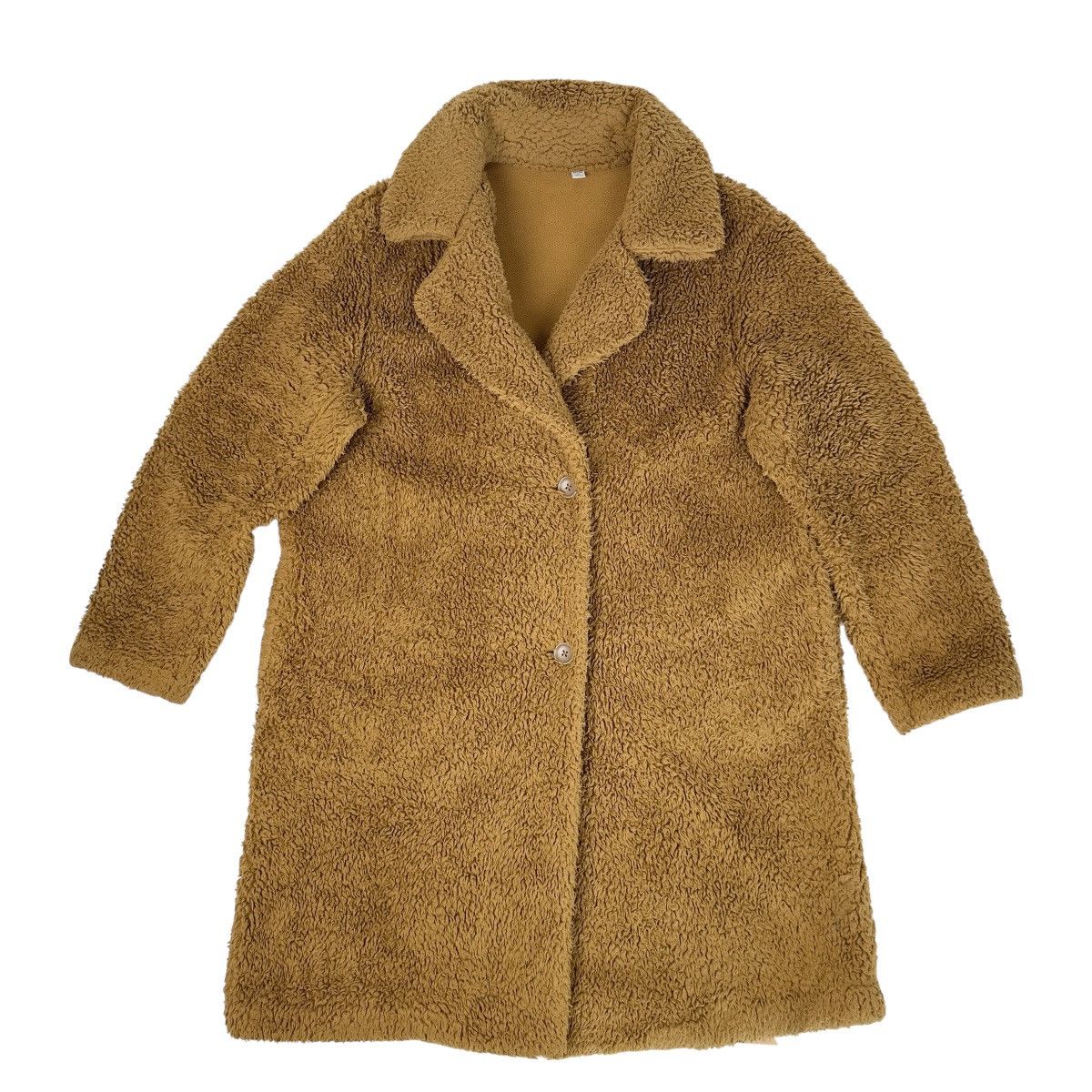 Uniqlo UNIQLO Womens XL Pile-Lined Fleece Brown Tailored Teddy Coat Size XL / US 12-14 / IT 48-50 - 1 Thumbnail