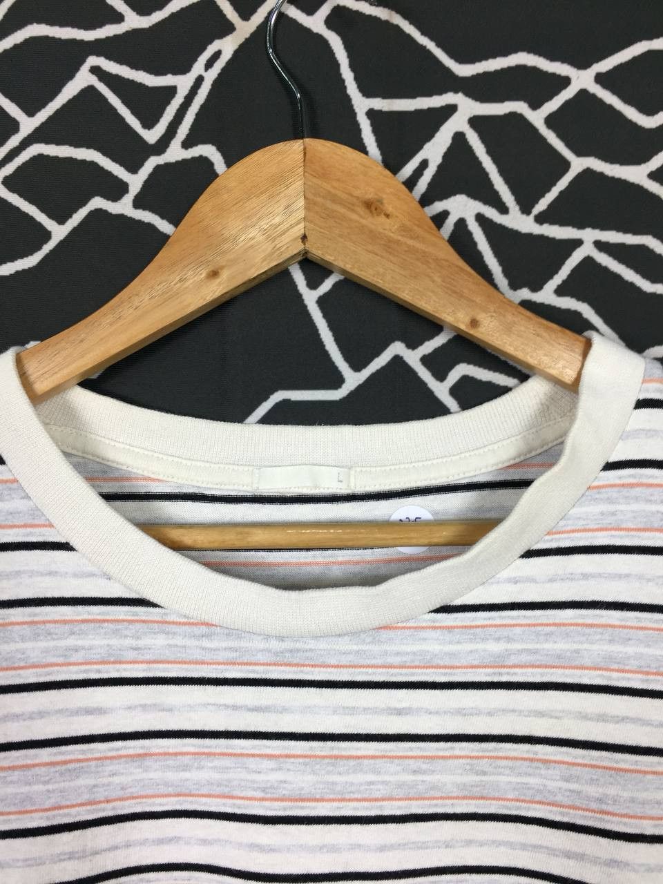 GU × Japanese Brand GU Japan Multicolor Striped Half Sleeve Tee Size US L / EU 52-54 / 3 - 4 Thumbnail