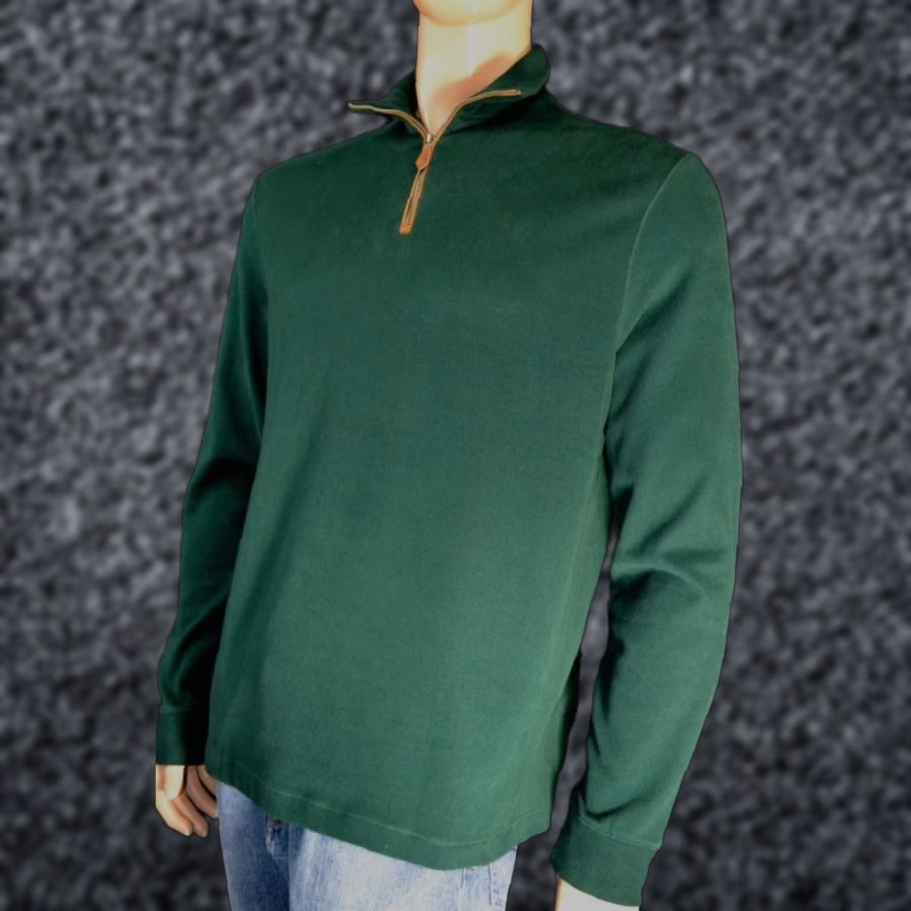 Polo Ralph Lauren Polo Ralph Lauren GREEN 1/2 HALF ZIP SWEATSHIRT NWT L Size US L / EU 52-54 / 3 - 1 Preview