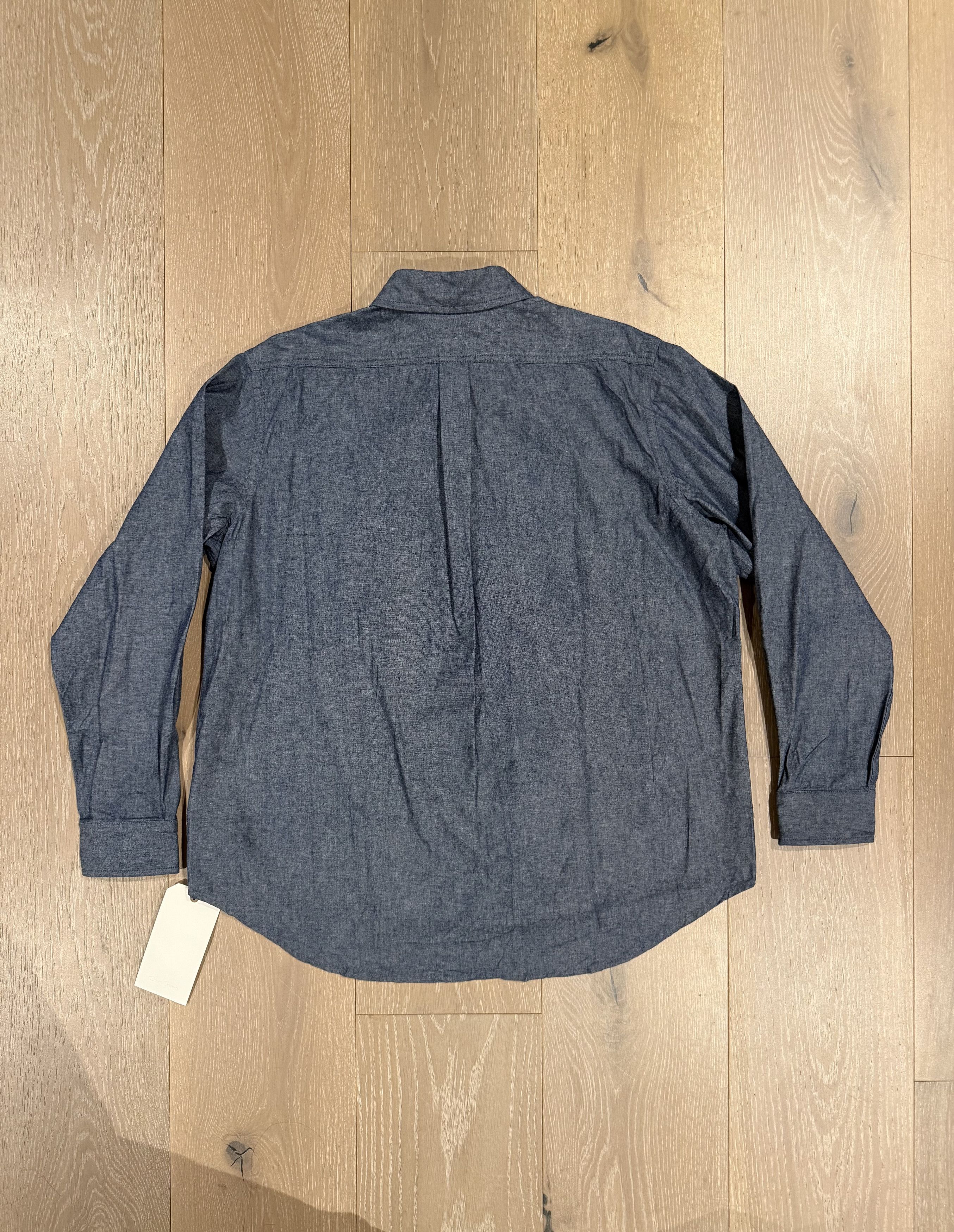 Other 💚 1/25 Conkers Miller Shirt Cotton Chambray Oldham Blue NEW Size US M / EU 48-50 / 2 - 13 Thumbnail