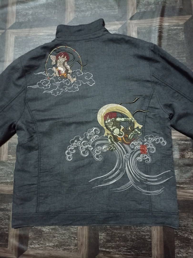 Japanese Brand Sukajan Jacket embroidery spirit of monkey fly Size US XXL / EU 58 / 5 - 4 Thumbnail