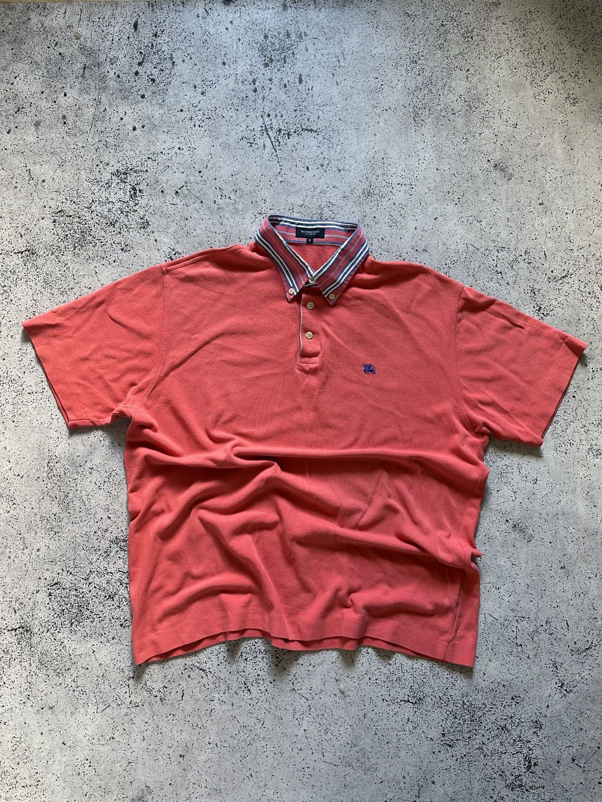 Burberry Vintage 90s Burberry Polo T-shirt Tee Mini Logo Y2K USA Size US S / EU 44-46 / 1 - 1 Thumbnail