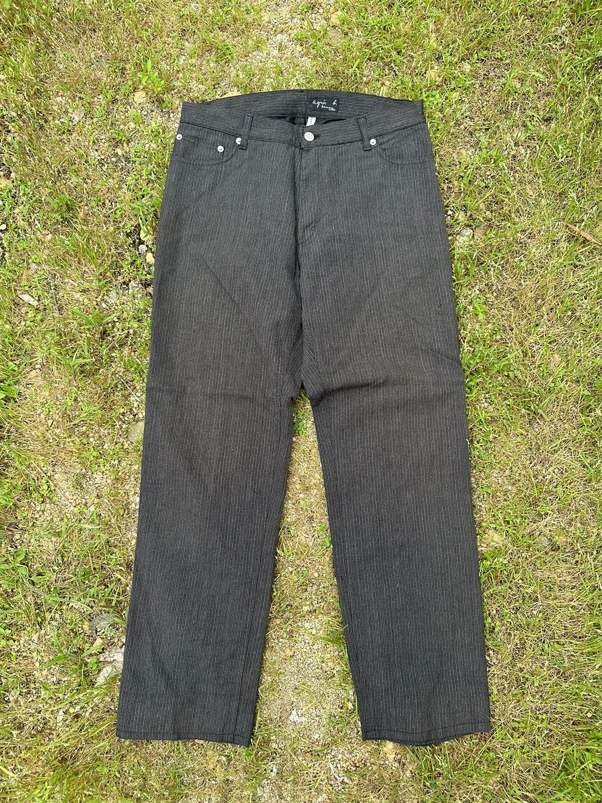 Designer × Vintage × agnes b. HEAT🔥🔥Vintage AGNES B. HOMME Trousers Pants Made in France Size US 31 - 1 Thumbnail
