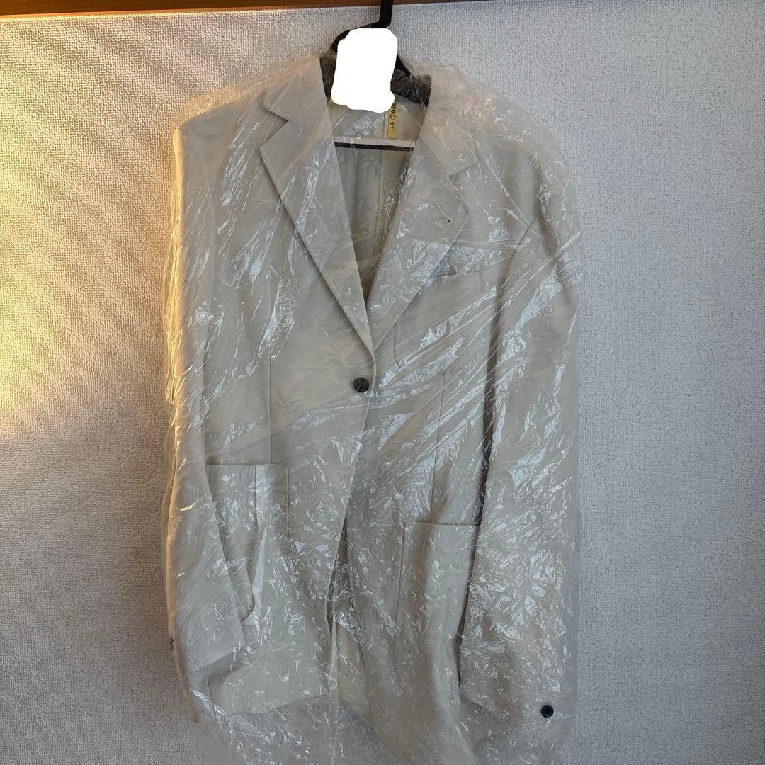 KOZABURO Hopsack Tailored Jacket / Pants White Set Up L